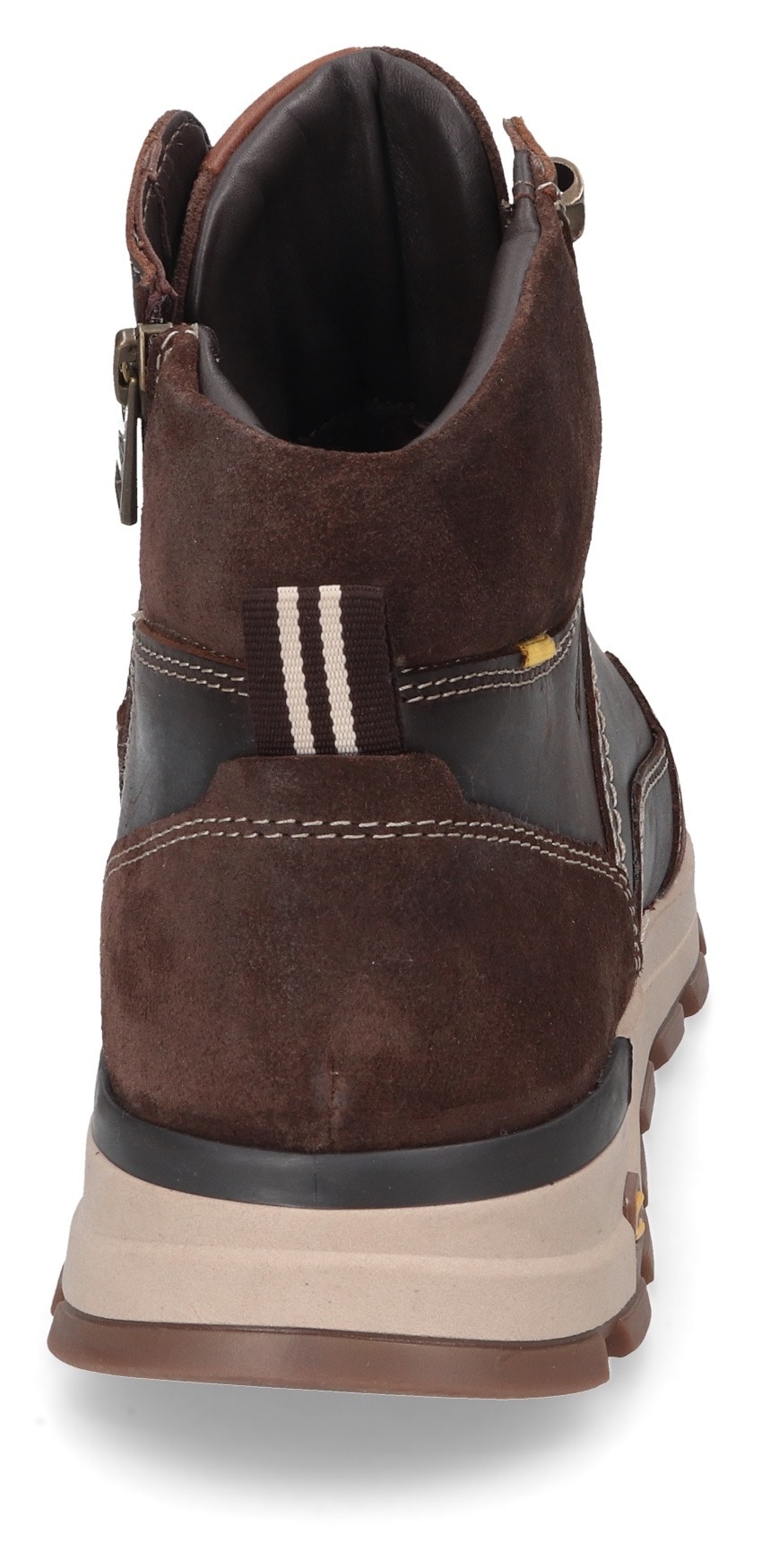 camel active Schnürboots, Schnürboos, High Top Sneaker, Winterboots mit Wechselfußbett