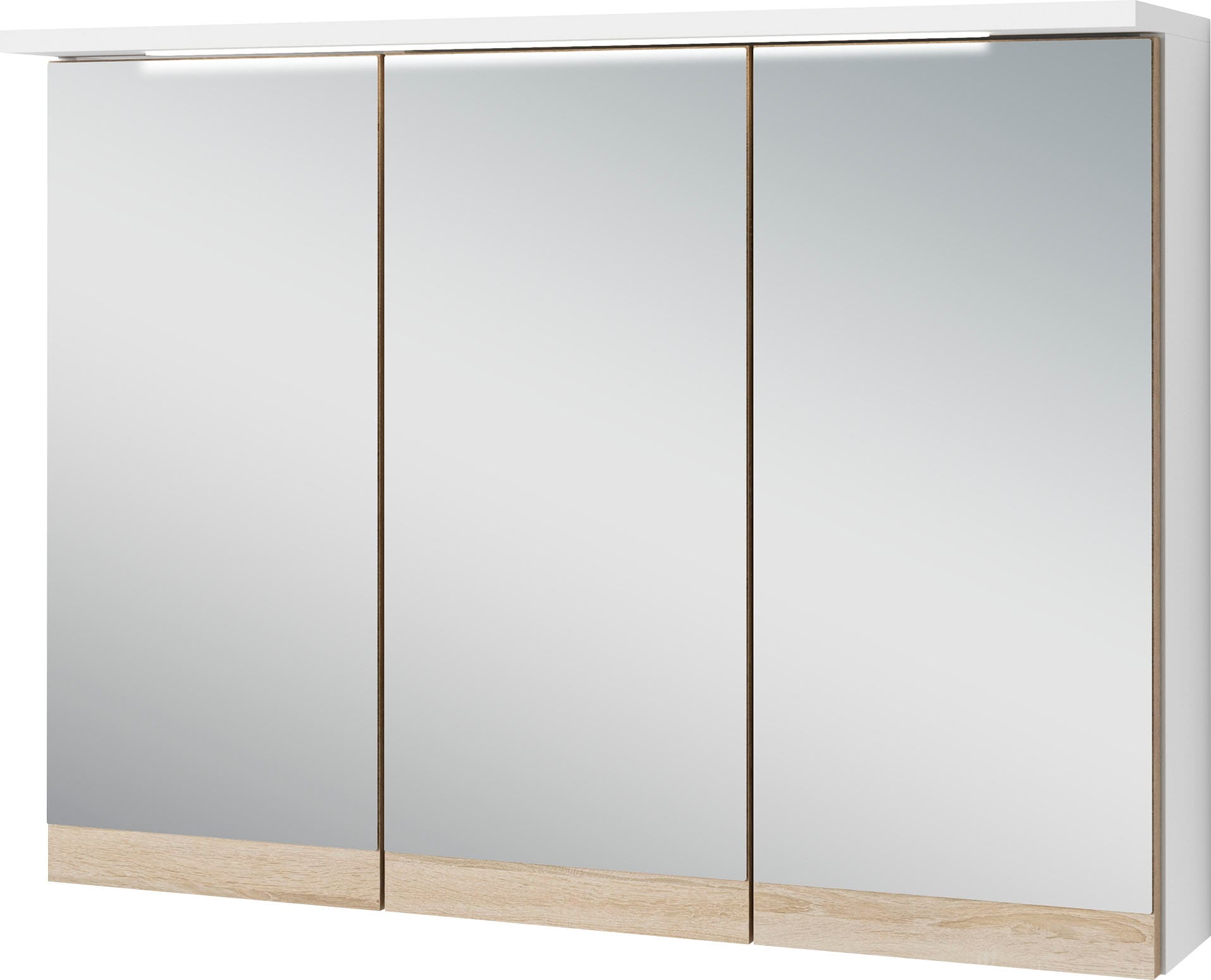 byLIVING Spiegelschrank »Marino«, Breite 80 soft close mit XXL cm, 3 Türen, inklusive LED mit Beleuchtung Jahren Garantie