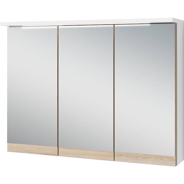 byLIVING Spiegelschrank »Marino«, Breite 80 cm, mit soft close Türen,  inklusive LED Beleuchtung mit 3 Jahren XXL Garantie