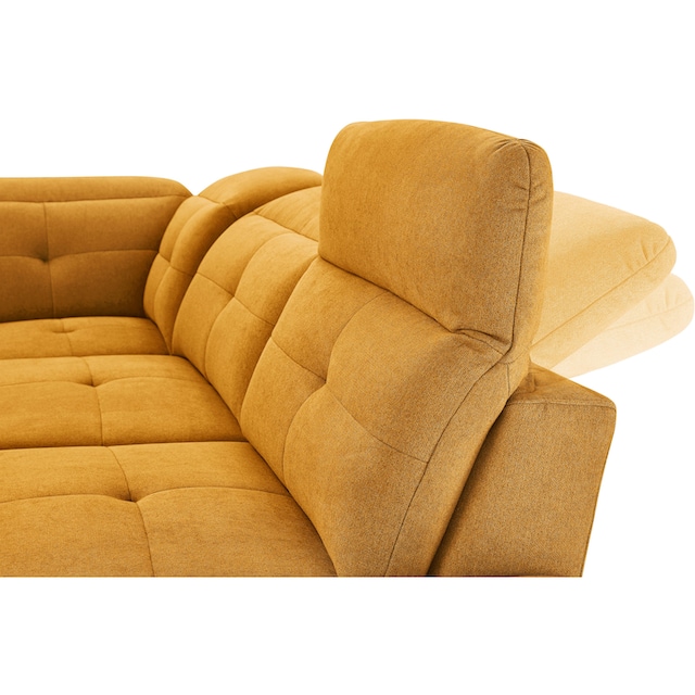 exxpo - sofa fashion Ecksofa, inkl. Kopf- bzw. Rückenverstellung und  Armteilverstellung auf Raten bestellen
