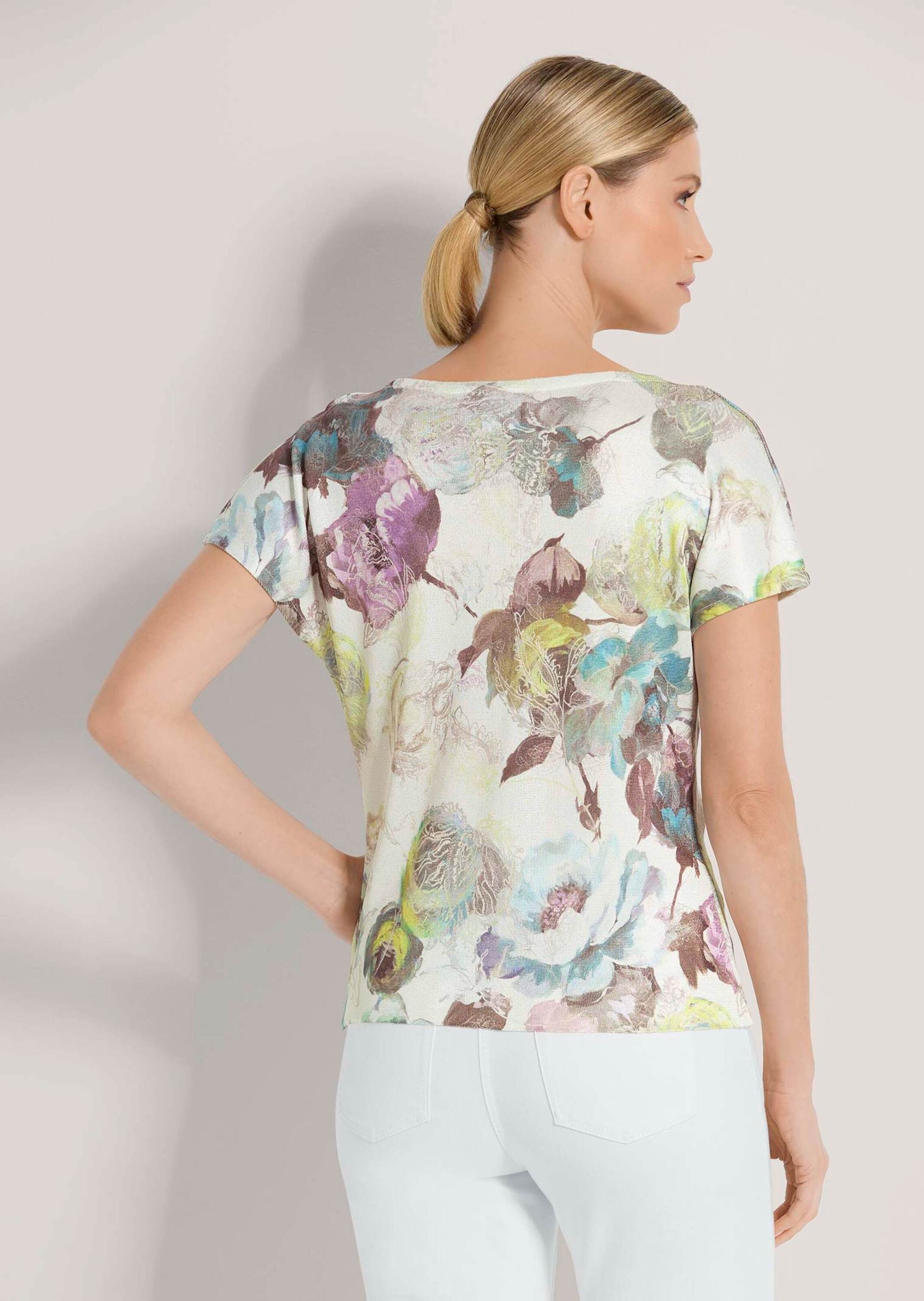 MADELEINE Longpullover »Pullover Pullover mit Unikat-Druck«