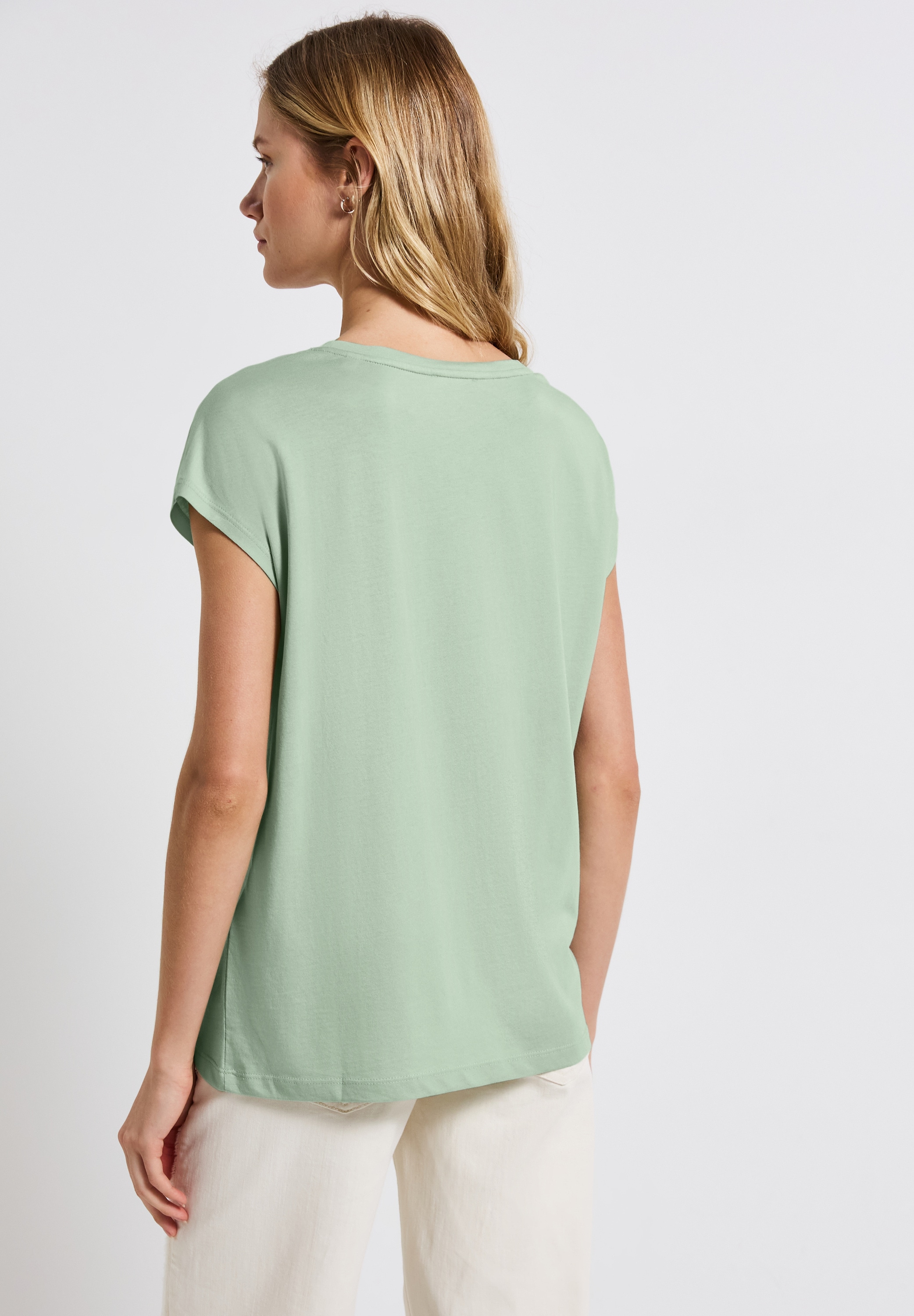 STREET ONE Shirttop, mit Wording Print