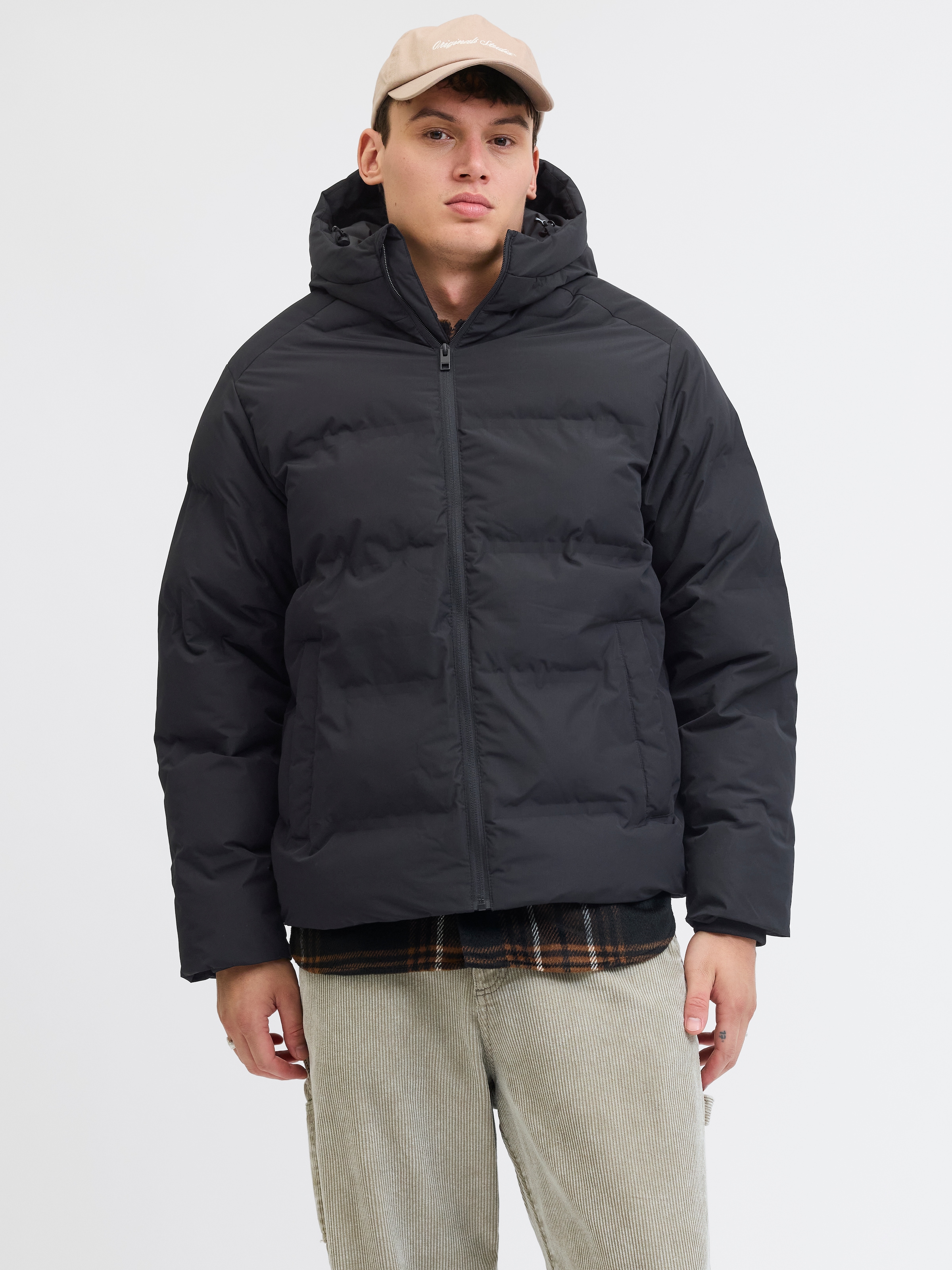 Jack & Jones Steppjacke »JJESOHO PUFFER HOOD SN« mit Kapuze