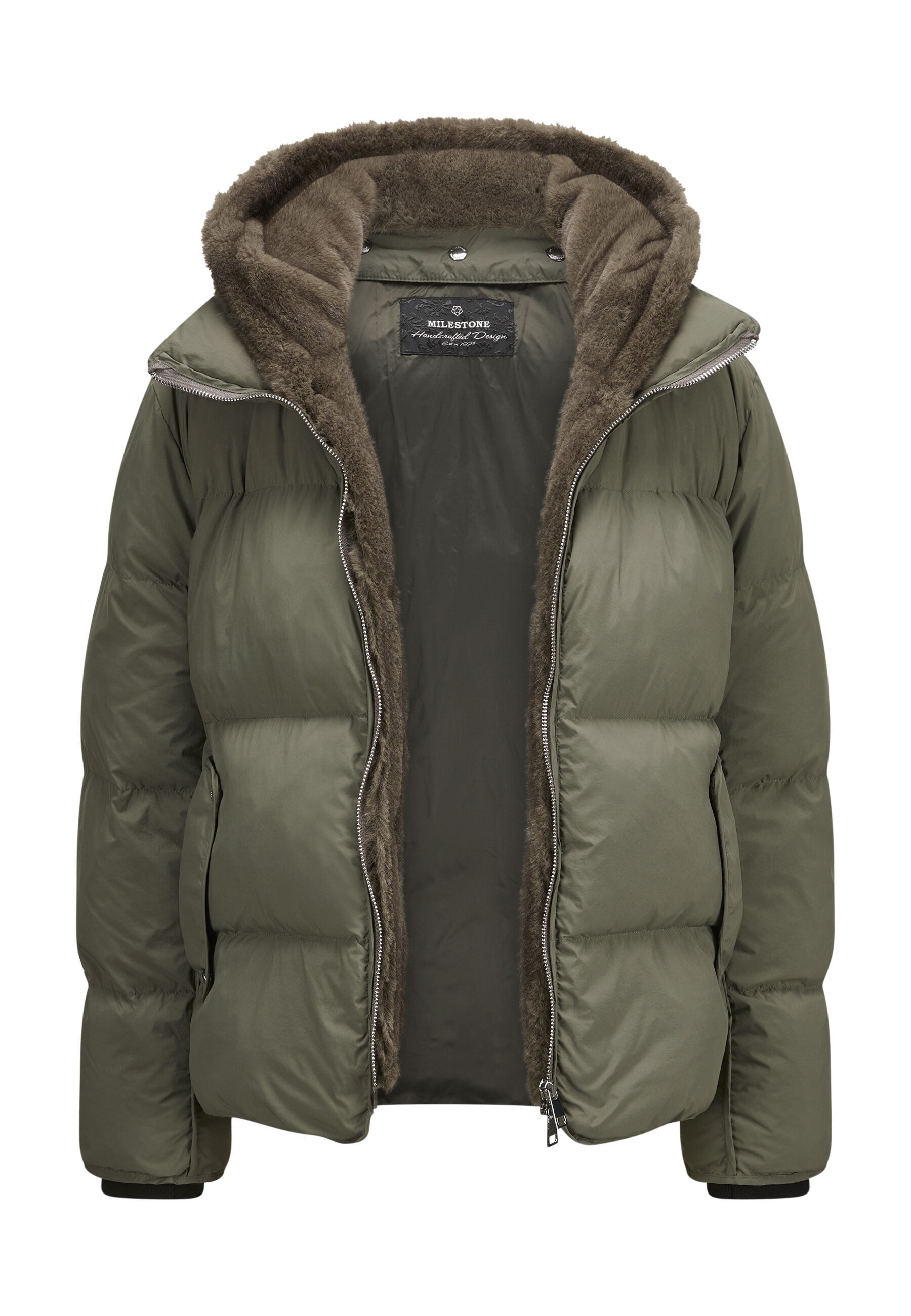 Milestone Steppjacke »MSElsie« mit Kapuze mit abnehmbarer Kapuze