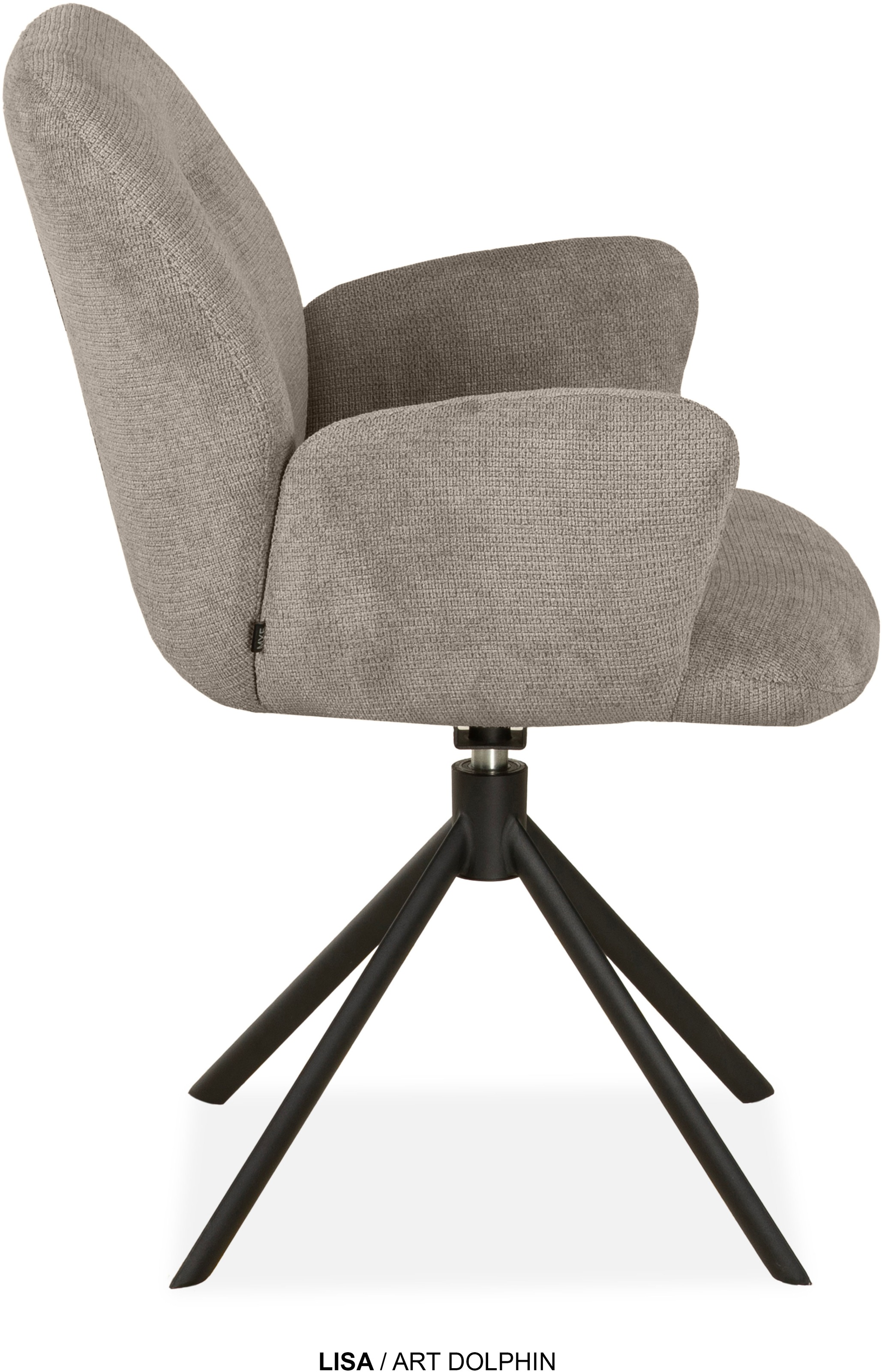 OMG Design Esszimmerstuhl »Lisa« (Set) 1 Stk.Drehstuhl mit auto-return, Armlehnenstuhl