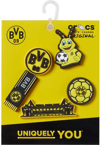Schuhanstecker »Jibbitz™ BVB (Fußball Borussia Dortmund)«, (Set, 5 tlg., Kein...