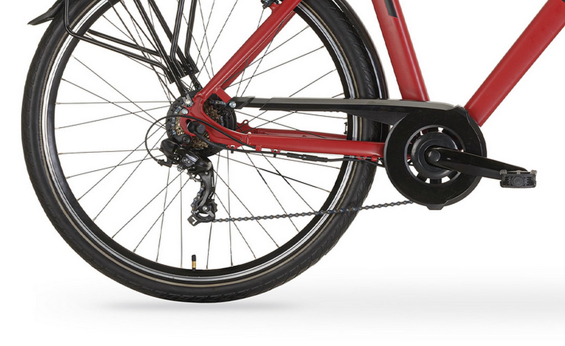 MBM »Elektro-Citybike RHEA  MAN 28 Zoll, rot«