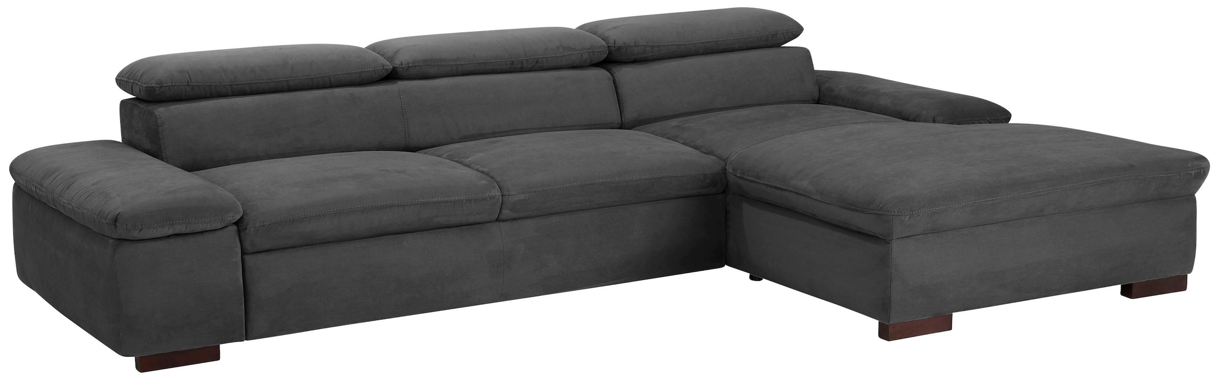 Home affaire Ecksofa »Alberto L-Form«, mit Kopfteilverstellung, wahlweise mit Bettfunktion