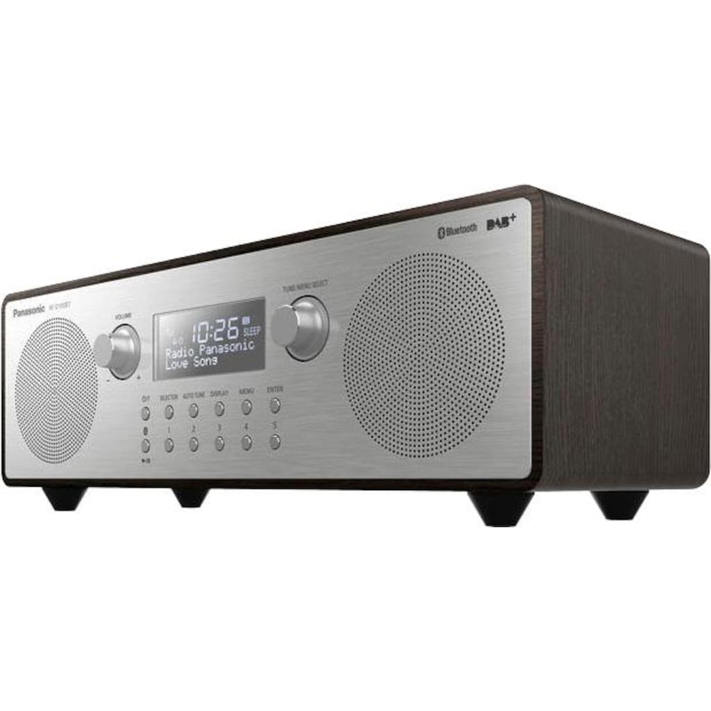 Panasonic Radio »RF-D100BTEGT«, (Bluetooth Digitalradio (DAB+)-FM-Tuner mit RDS 10 W)