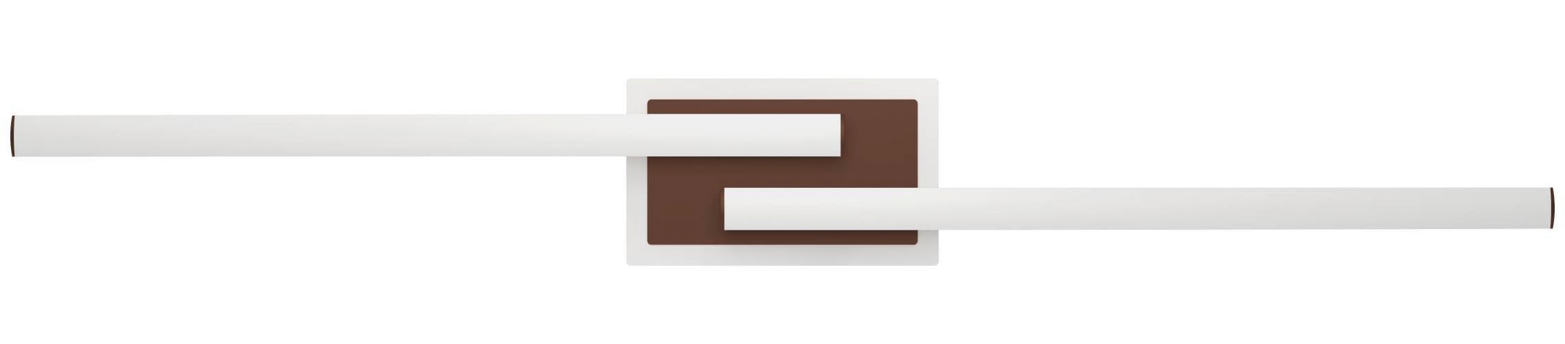 EGLO Deckenleuchte »Lungolago Deckenlampe,  Bürolampe Decke, Metall und Kunststoff, Lampe« LED-Modul 1 Stk. Neutralweiß Wand-/Deckenleuchte - L74 x B14 x H6 cm - bronze - 12W inkl.