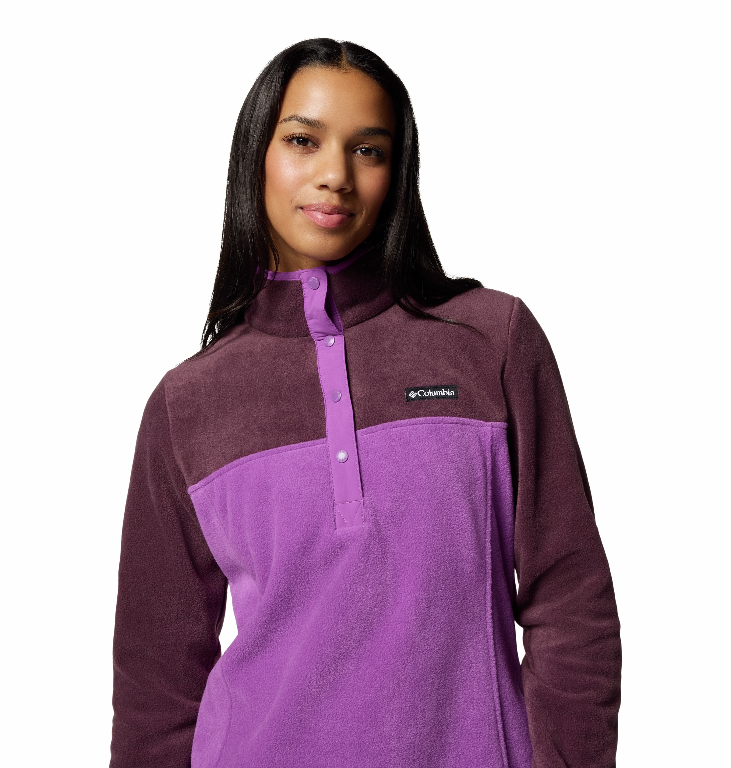 Columbia Fleecepullover »BENTON SPRINGS 1/2 SNAP PULL OVER II«, (1 tlg.)