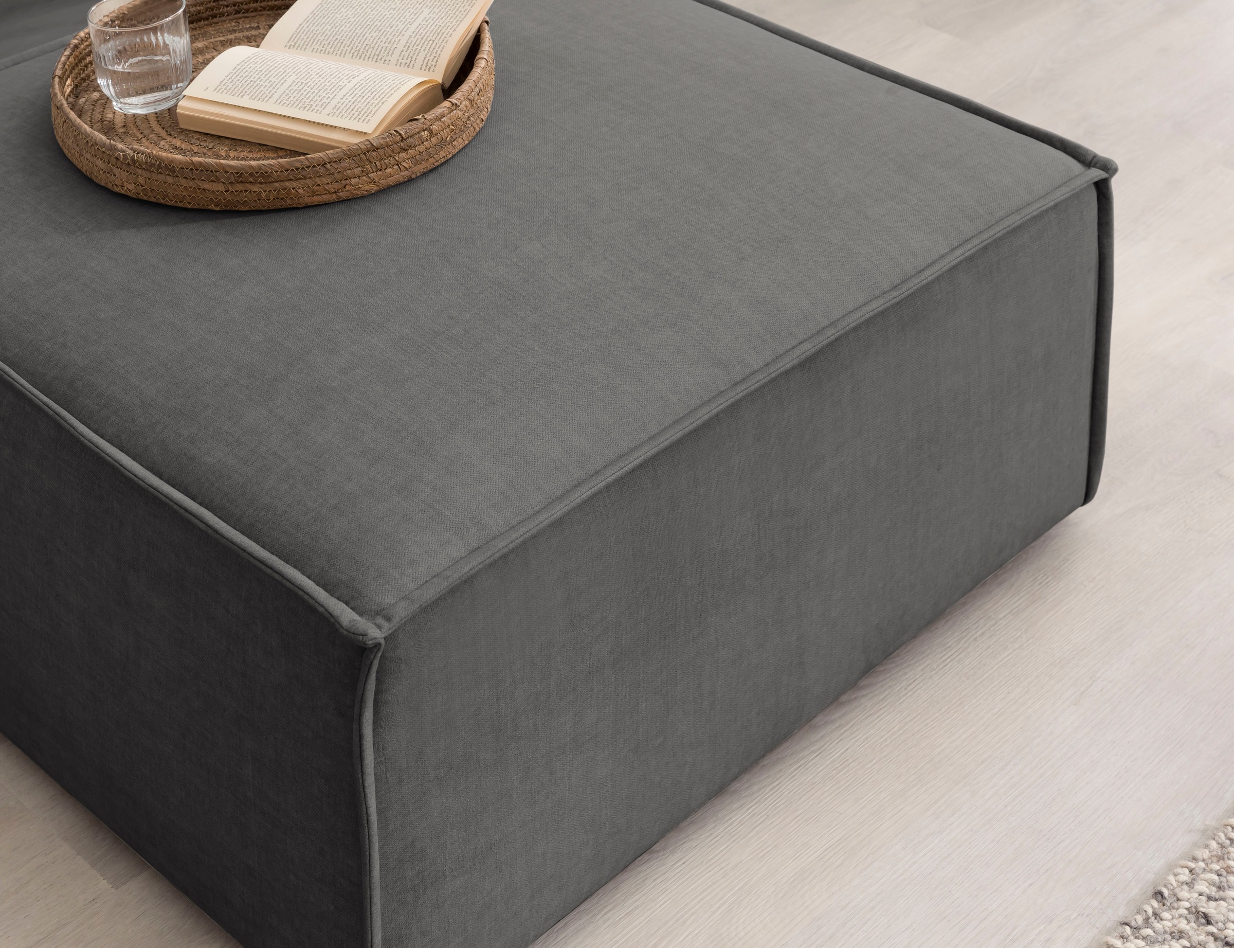 Home affaire Sessel »SHERWOOD« Loveseat und Hocker im Set, passend zur Polster-Serie SHERWOOD