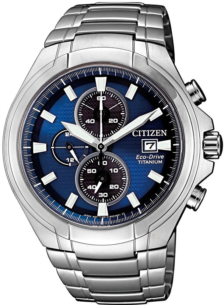 Citizen Chronograph »CA0700-86L«, Armbanduhr, Herrenuhr, Solar, Stoppfunktion, Titan, Saphirglas