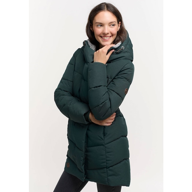 »PAVLA«, Wintermantel mit Kapuze, Steppjacke veganer Ragwear ♕ bei