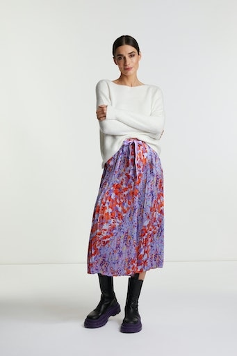 RICHROYAL Rundhalspullover in flauschiger Qualität