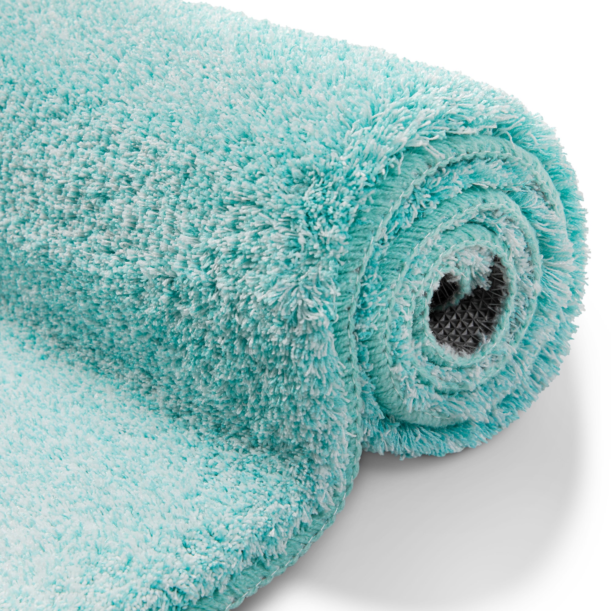 my home Badematte »Utta«, rutschhemmend beschichtet, schnell trocknend, Badteppich, getuftet, mit modernem Farbverlauf, flauschig, hochflor