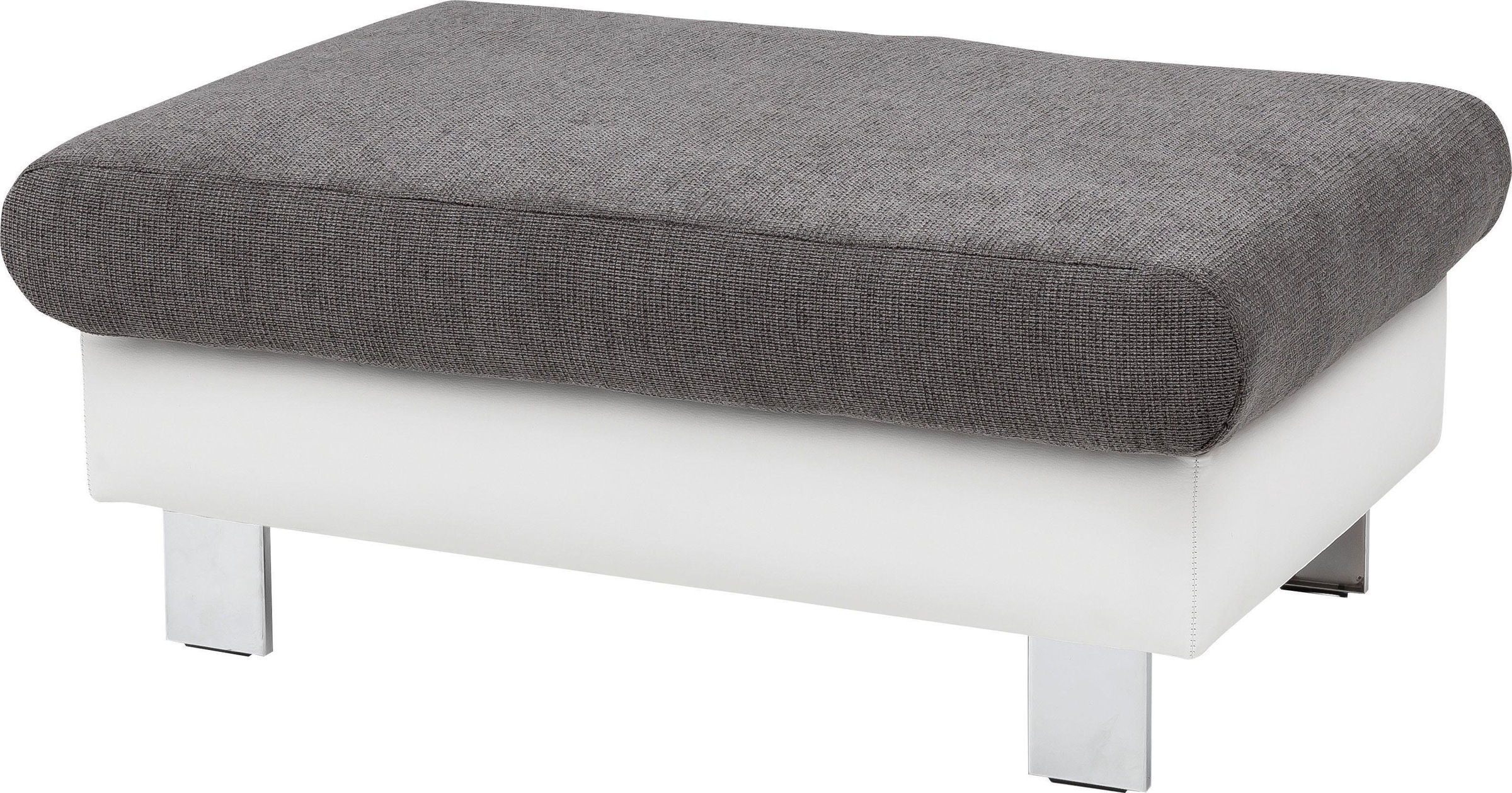 COTTA Polstergarnitur »Komaris U-Form«, (Set), Set bestehend aus: Wohnlandschaft mit Kopfteilverstellung & Hocker