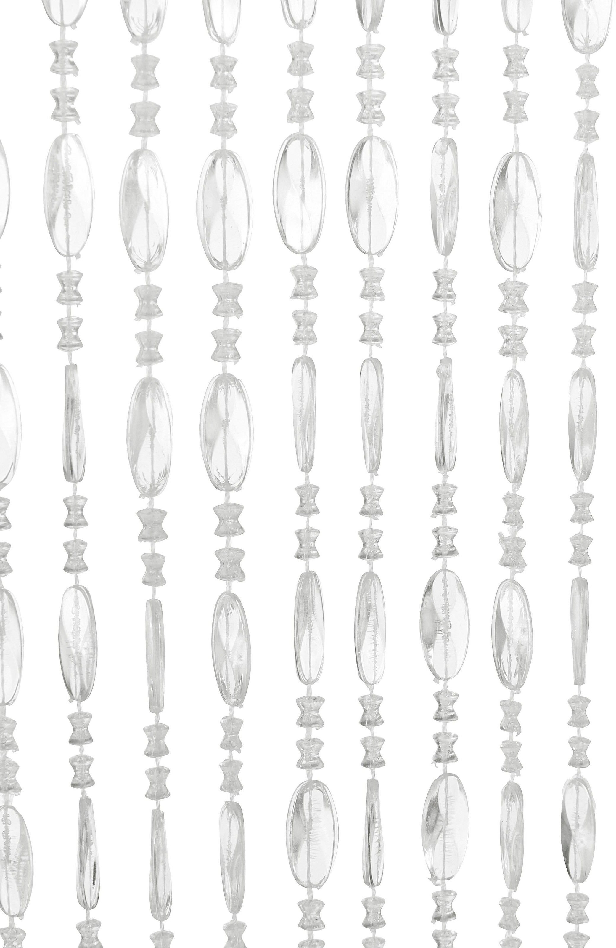 locker Türvorhang »Diamonds«, (1 St.), Kunststoff 90x200 klar, Stränge, cm 72