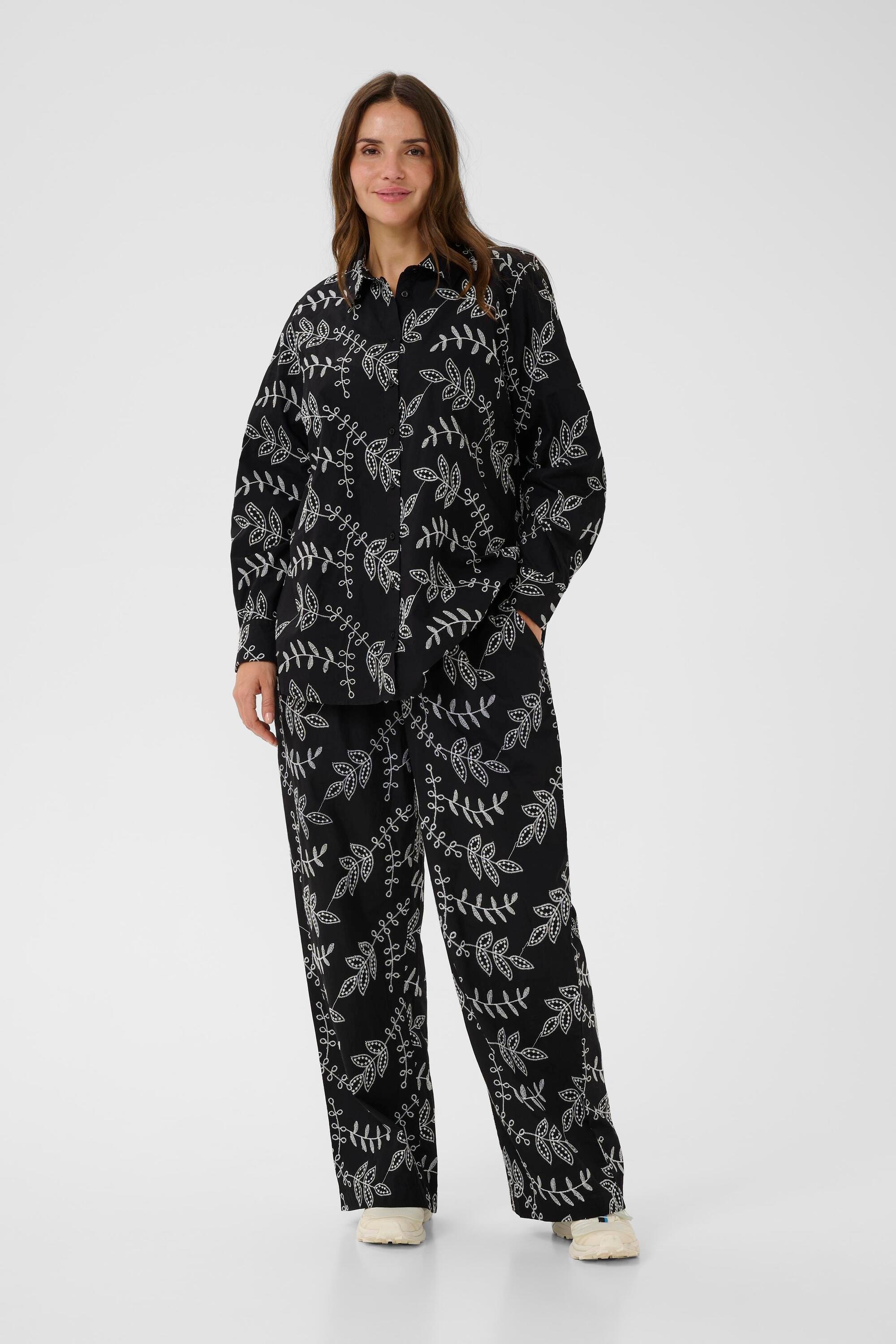 KAFFE Curve Stoffhose »Casual Hose KCelory«