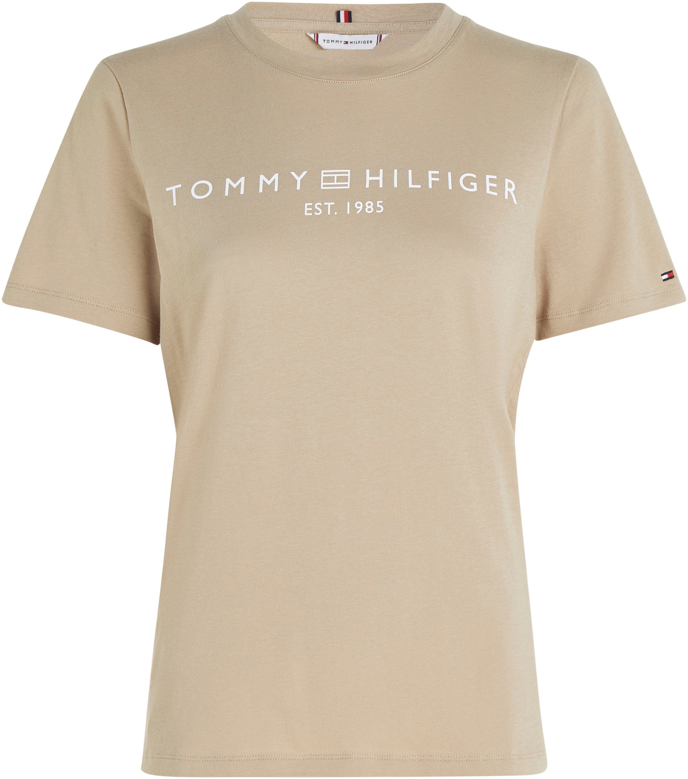 Tommy Hilfiger LOGO »REG CORP mit C-NK ♕ Logo bei SS«, T-Shirt
