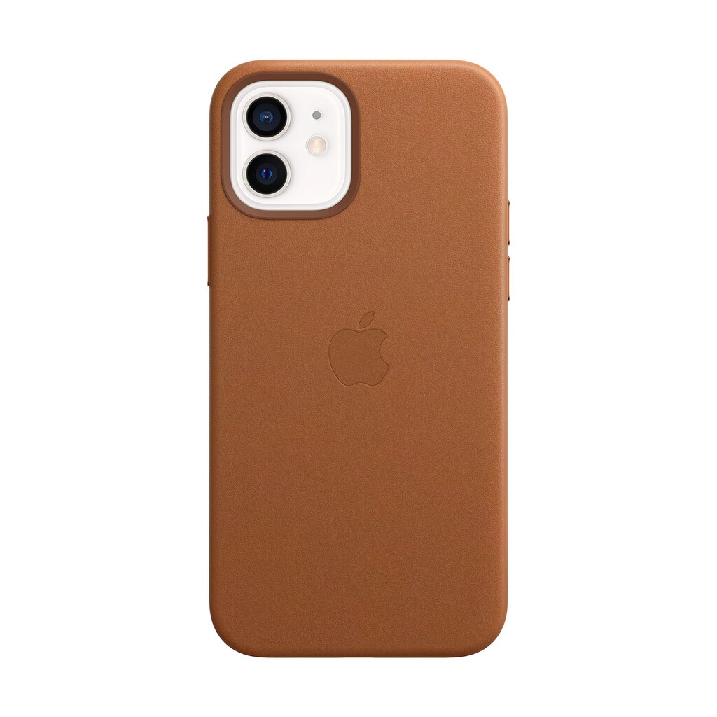 Apple Smartphone-Hülle »Apple iPhone 12 Mini Leder Case Mag Brown«, iPhone 12 Mini, 13,7 cm (5,4 Zoll), MHK93ZM/A