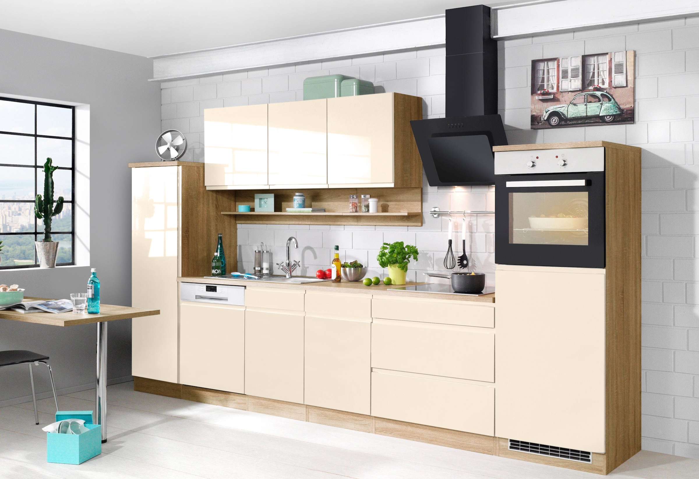 HELD MÖBEL Spülenschrank »Virginia«, 110 cm breit, inklusive Einbauspüle