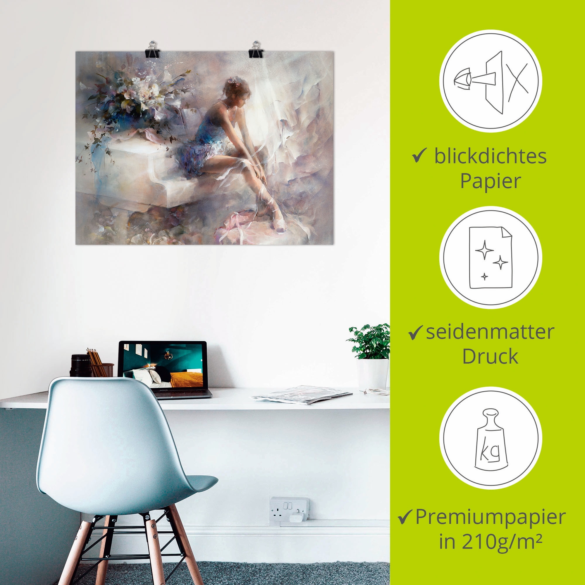 Artland Wandbild »Melodien«, Sport, (1 St.), als Leinwandbild, Poster, Wandaufkleber in verschied. Größen