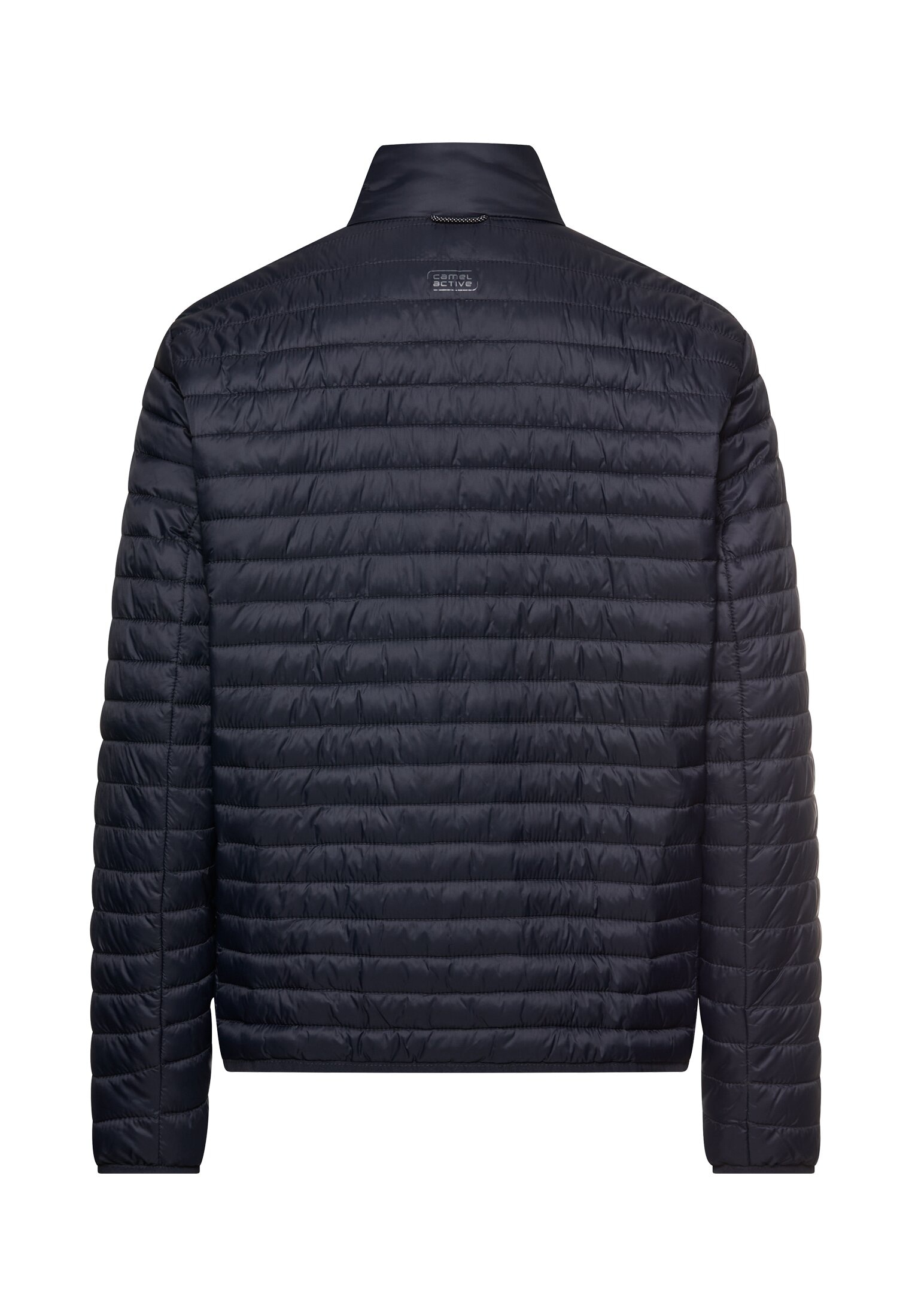 camel active Steppjacke ohne Kapuze mit Stehkragen und Reißverschlusstaschen