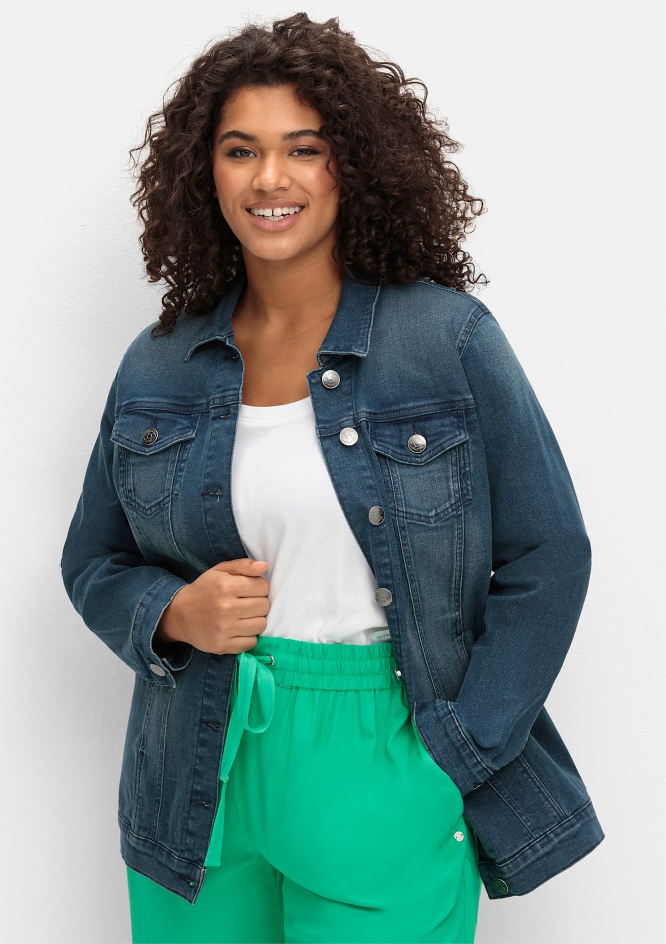 Sheego Jeansjacke