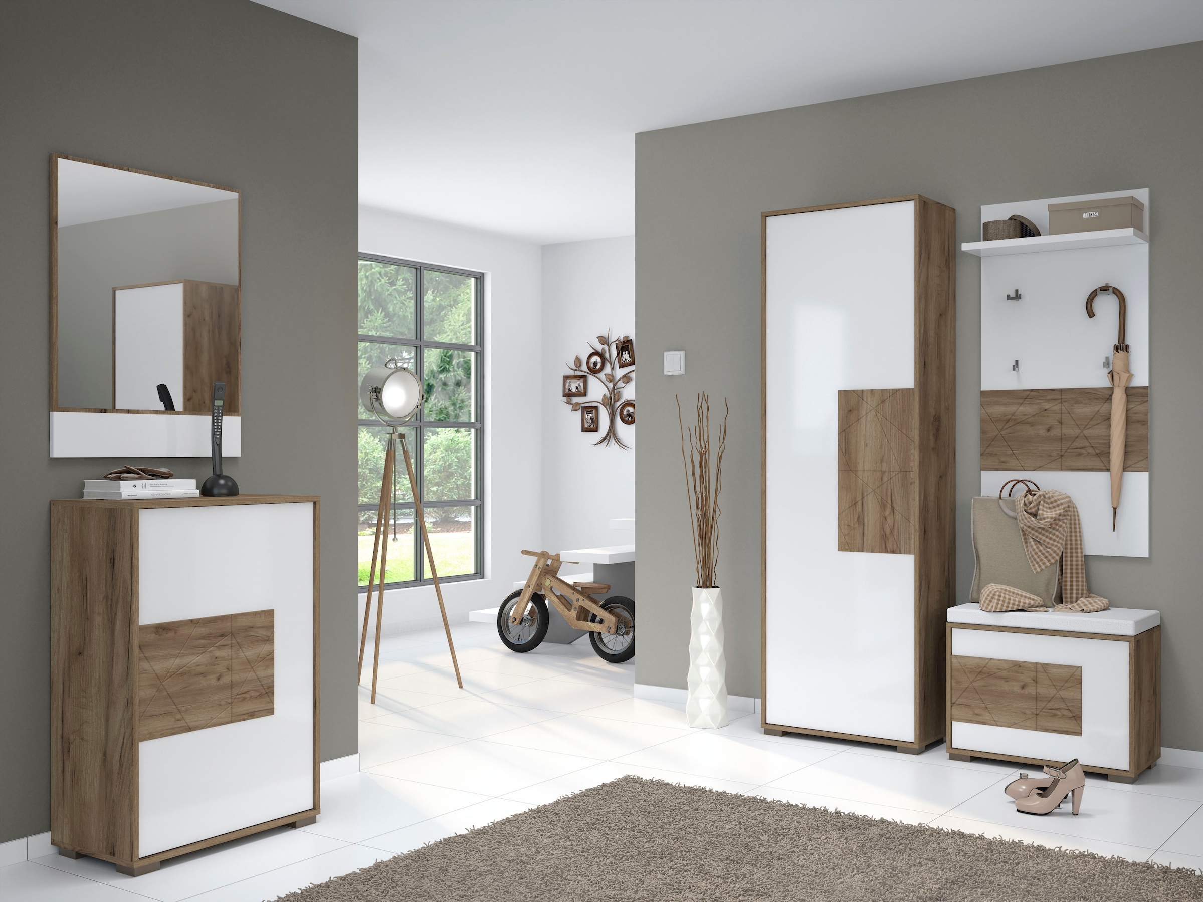 Places of Style Wandspiegel »Stela«, UV lackiert