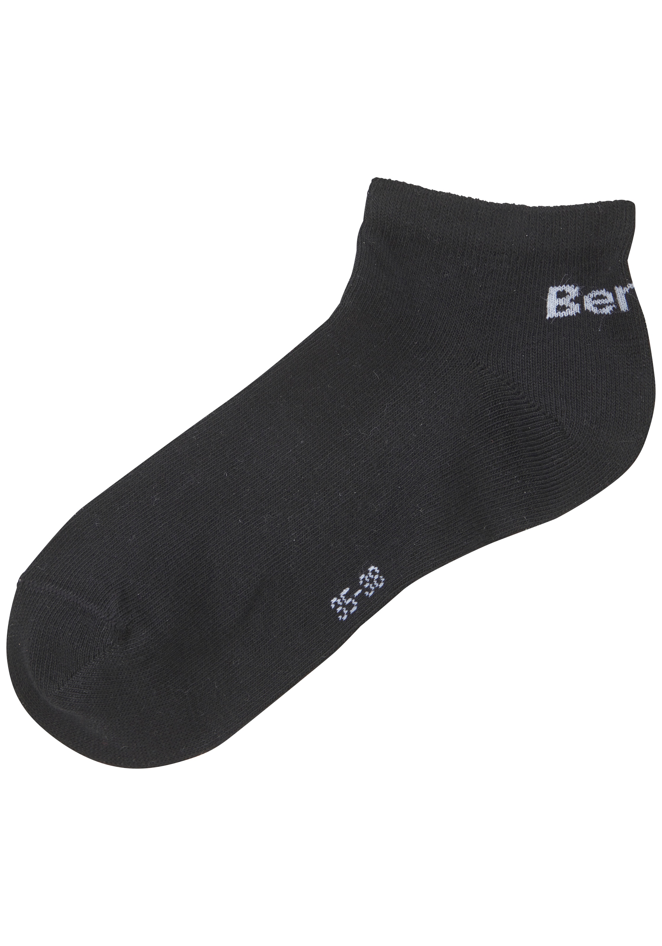 Bench. Sneakersocken »für Damen und Herren in Baumwollmischung, für Sport und Freizeit« Packung, 6 Paar tlg. mit klassischem Logoschriftzug, ohne Frottee