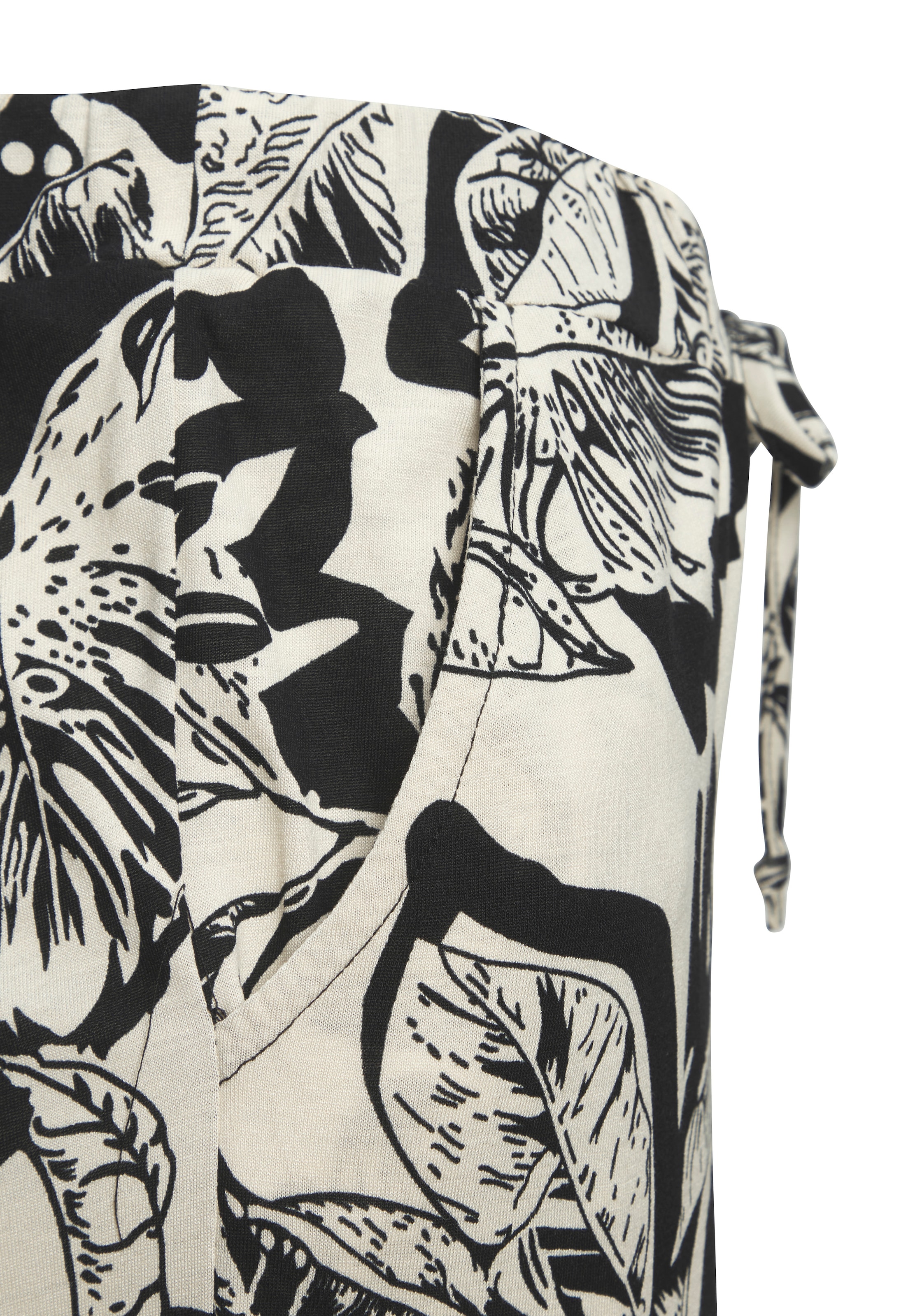 Vivance Palazzohose  mit Alloverdruck aus Jersey
