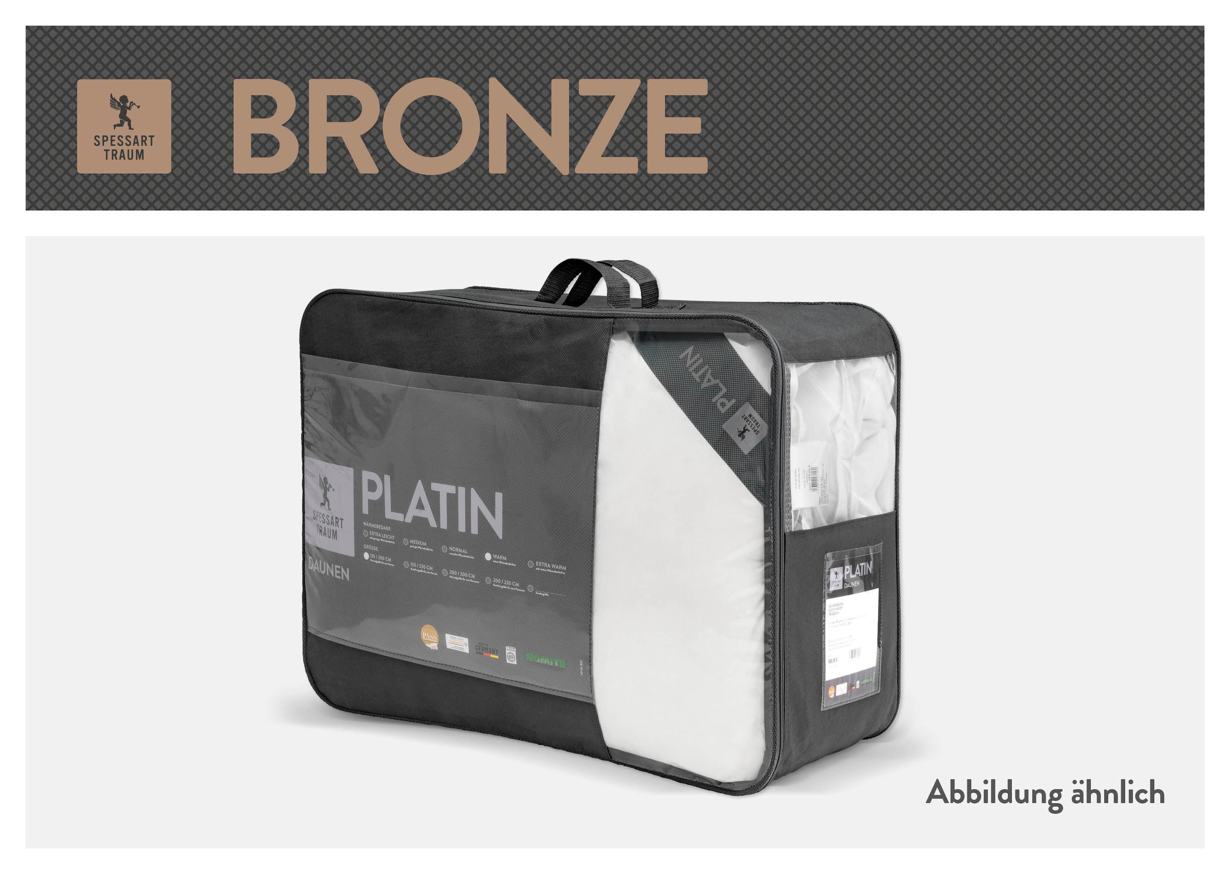 SPESSARTTRAUM Baumwollbettdecke »Bronze« extraleicht 1 Stk. tlg. hergestellt in Deutschland, allergikerfreundlich