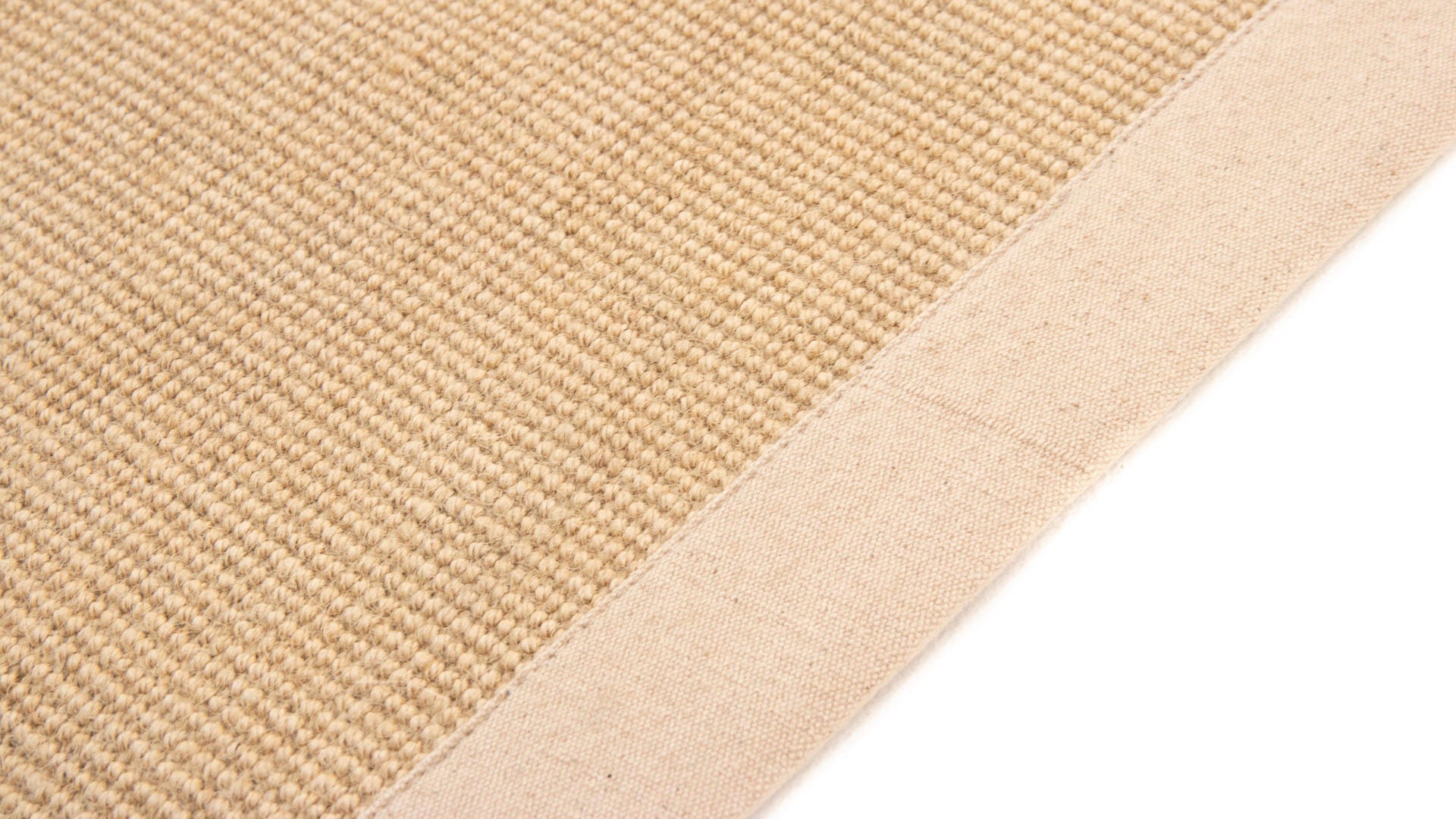 carpetfine Läufer »Sisal«, rechteckig, 5 mm Höhe, mit farbiger Bordüre, Anti Rutsch Rückseite