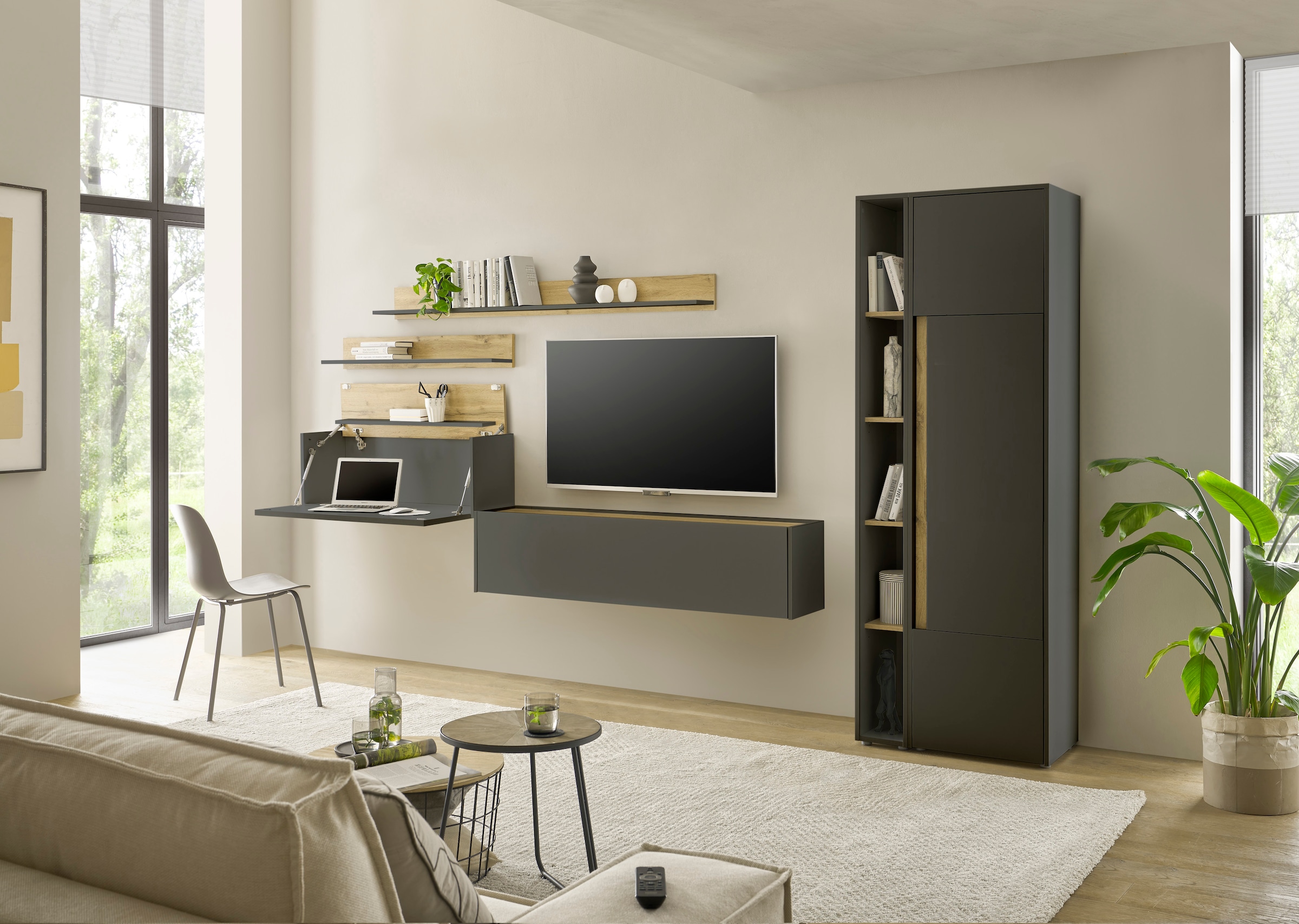 INOSIGN Aktenschrank »CiTY/GiRON«, Stauraumschrank zeitlos modern, wohnliches Home Office, Breite 50 cm