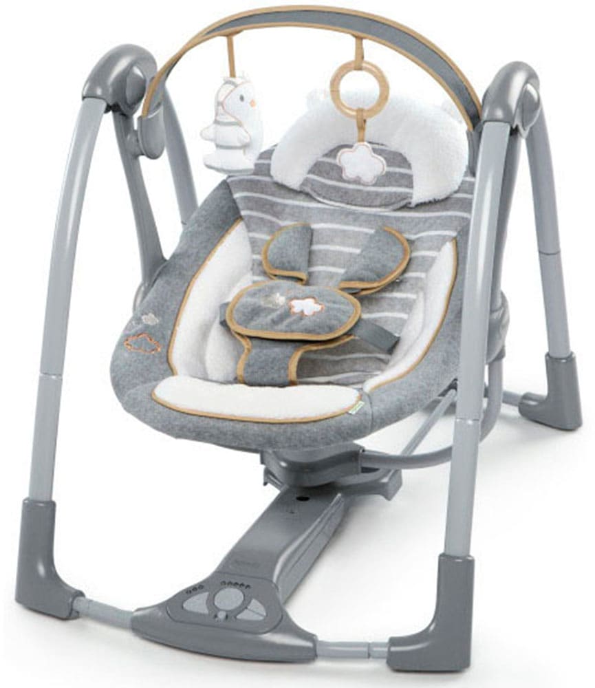 ingenuity Babyschaukel »Swing'n' Go, Bella Teddy«, bis 9 kg, tragbar