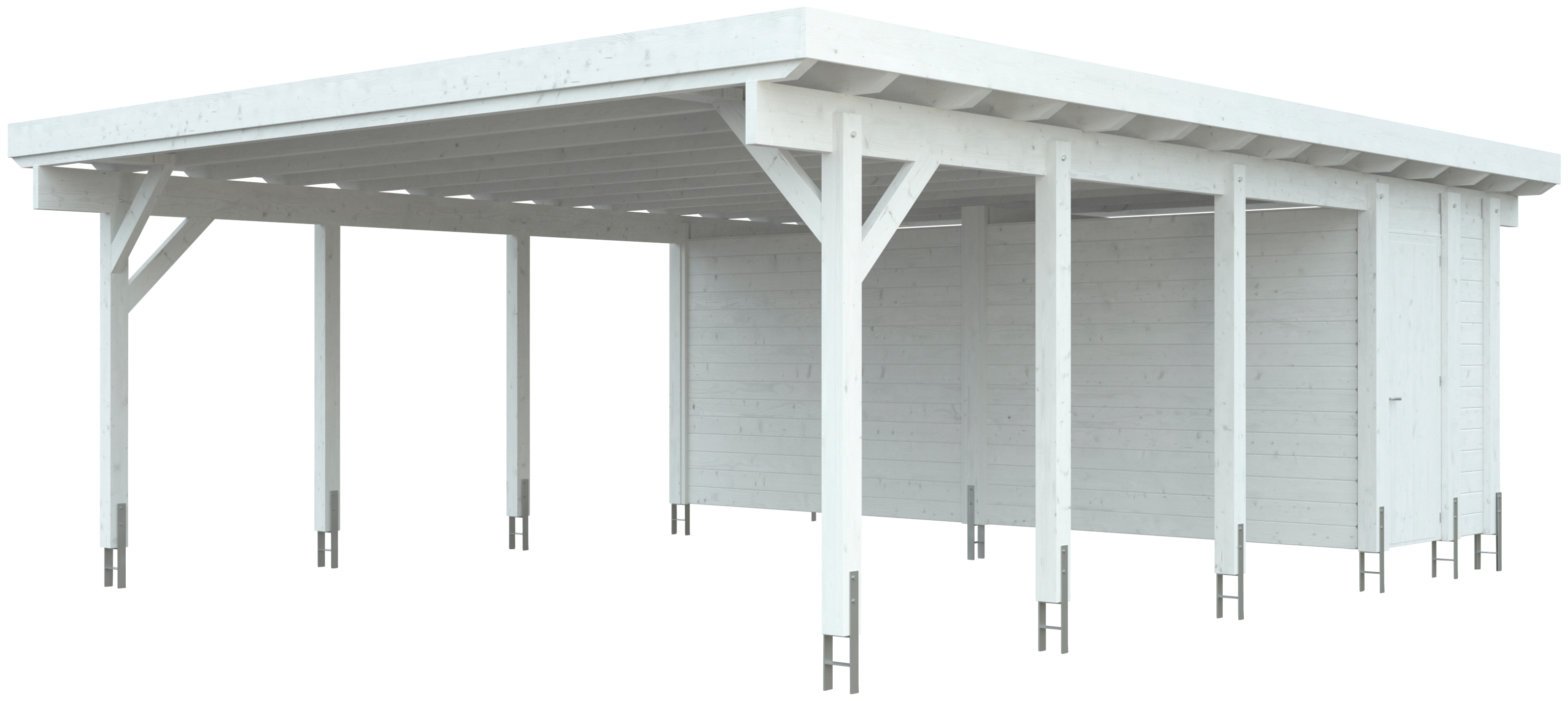 Carport-Geräteraum, nur für Carport KH 330/331, versch. Farben