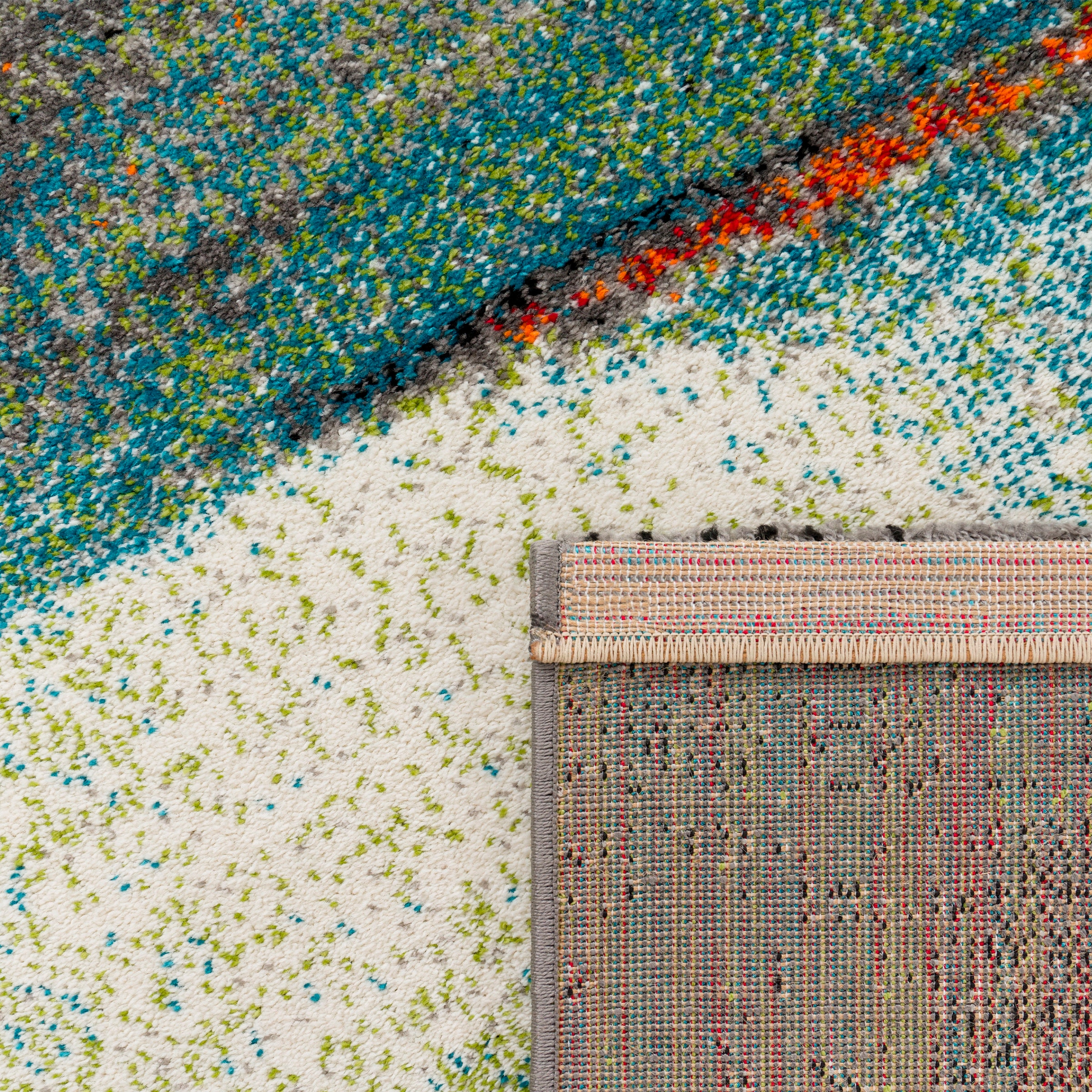 Paco Home Teppich »Brillance 710« rechteckig 16 mm Höhe Kurzflor, modernes Design, ideal im Wohnzimmer & Schlafzimmer