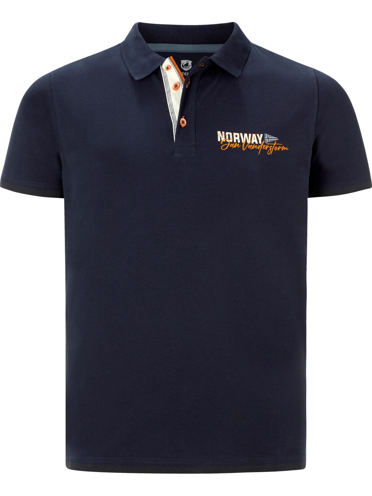 Jan Vanderstorm Poloshirt »Poloshirt JAKOV«, (1 tlg.)