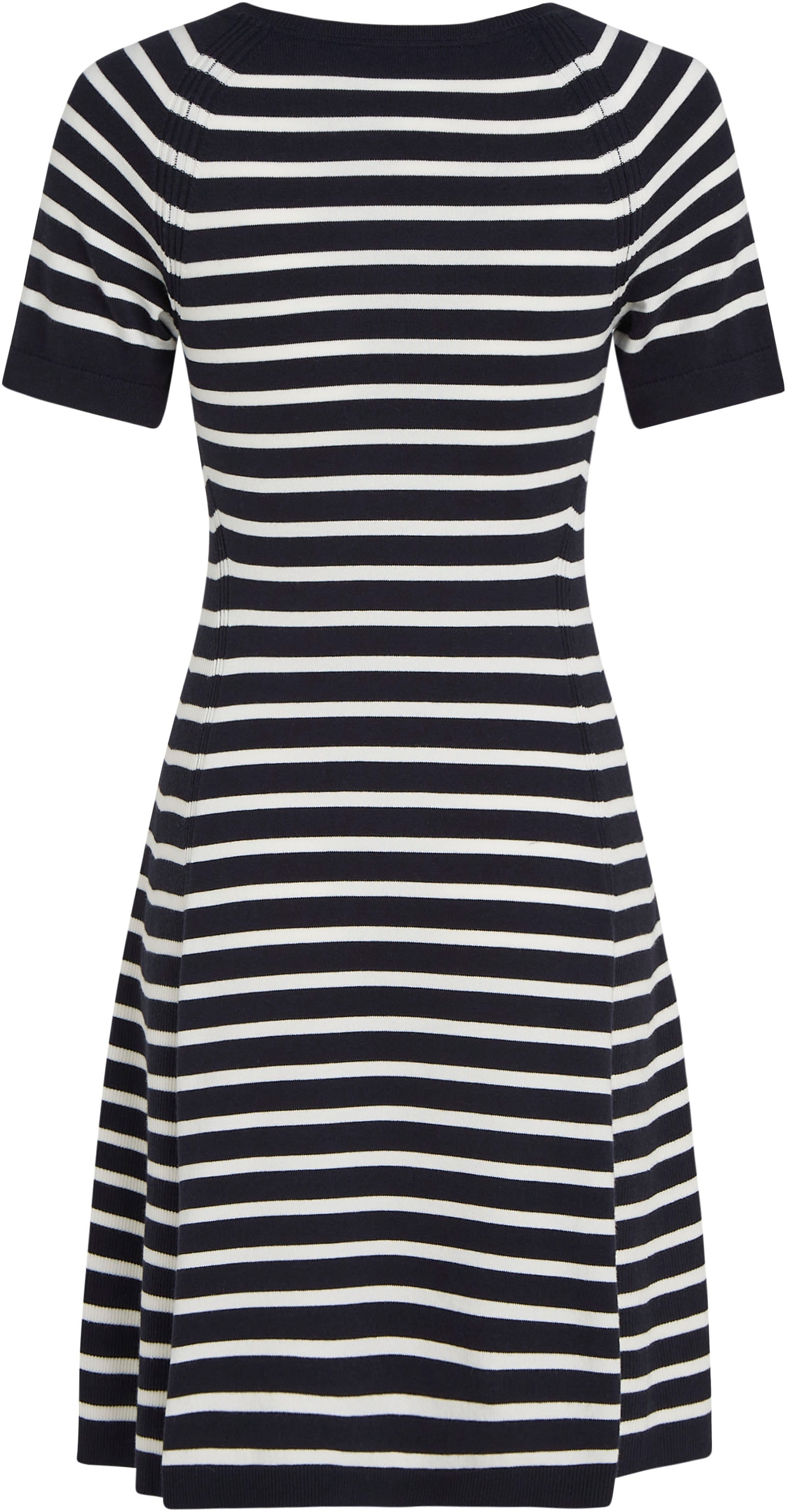 Tommy Hilfiger Jerseykleid »CO JERSEY STITCH F&F DRESS«, mit Logostickerei auf der Brust