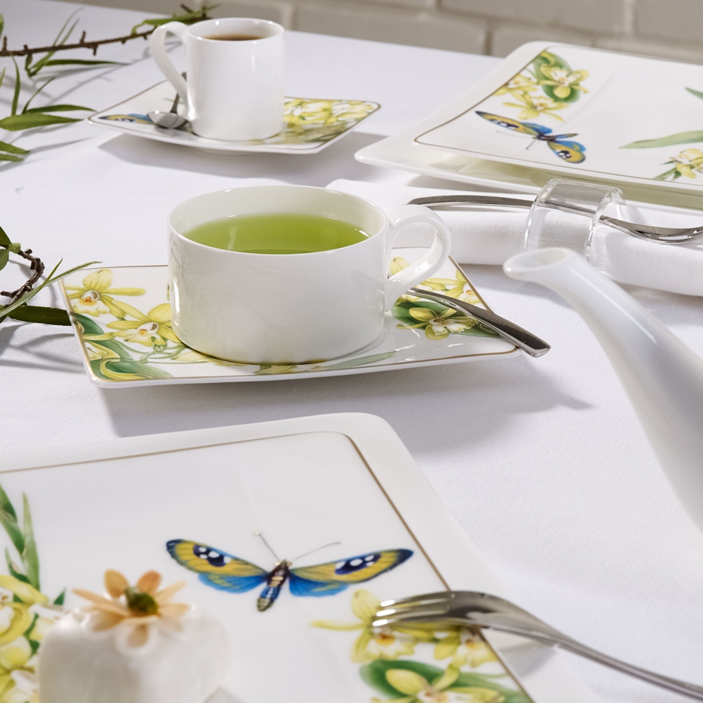 Villeroy & Boch Tasse »Espressotasse mit Untertasse Amazonia 60 ml 2er Set bunt«