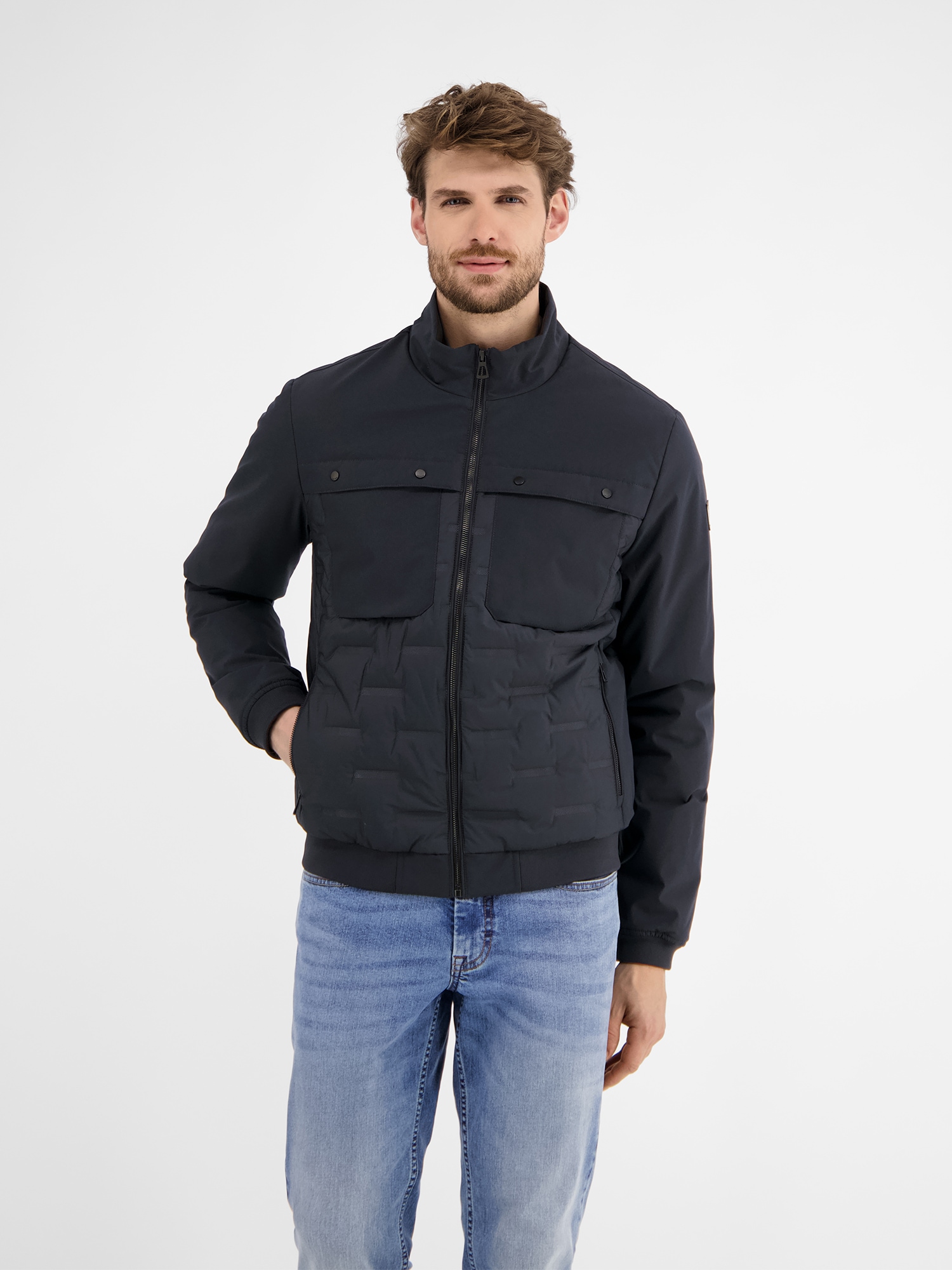 LERROS Steppjacke »Sportiver Blouson, gesteppt« ohne Kapuze