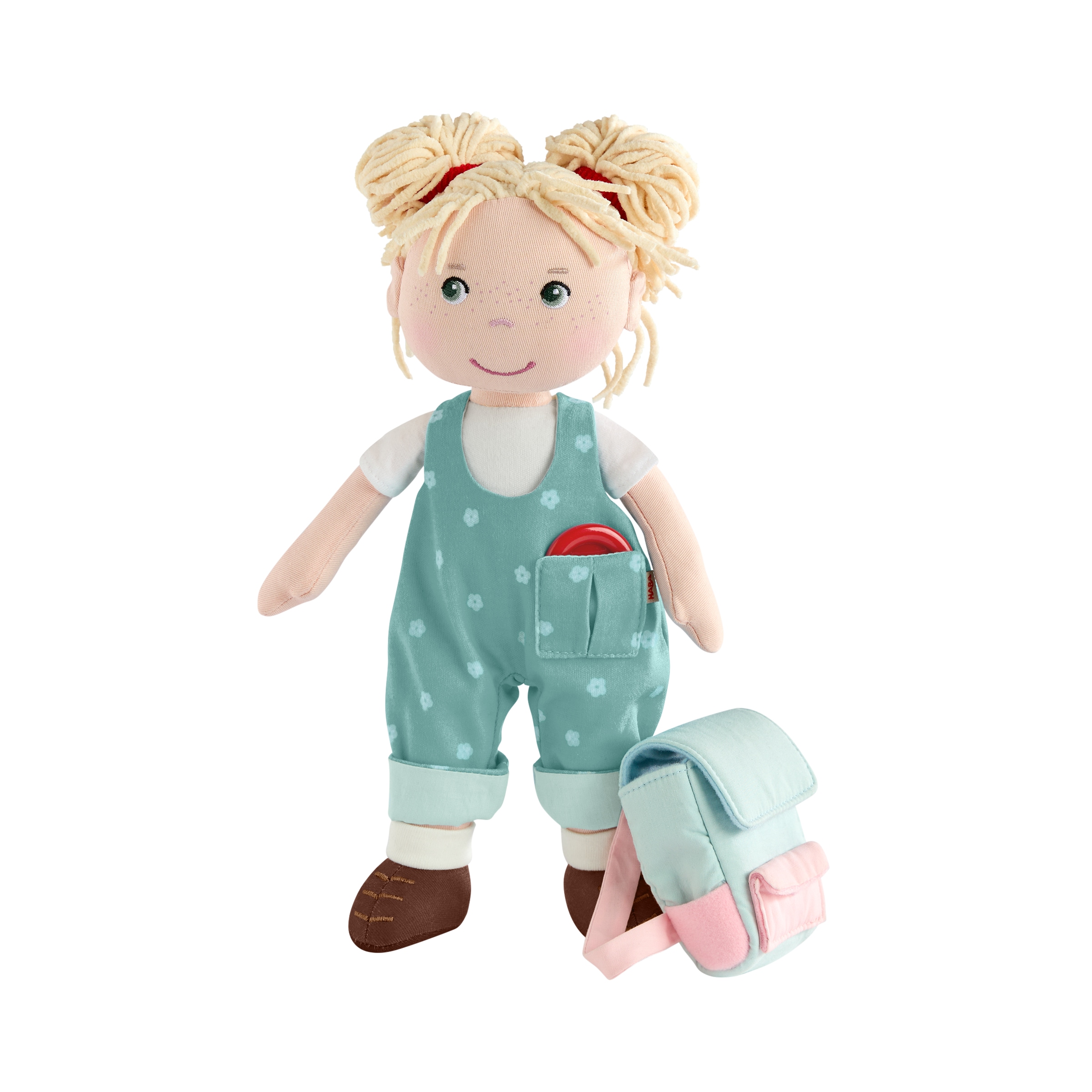Haba Stoffpuppe »Tilli« inspiriert vom Kinderbuch "Mein Knopf, ein Universum" von Carmen Kroll