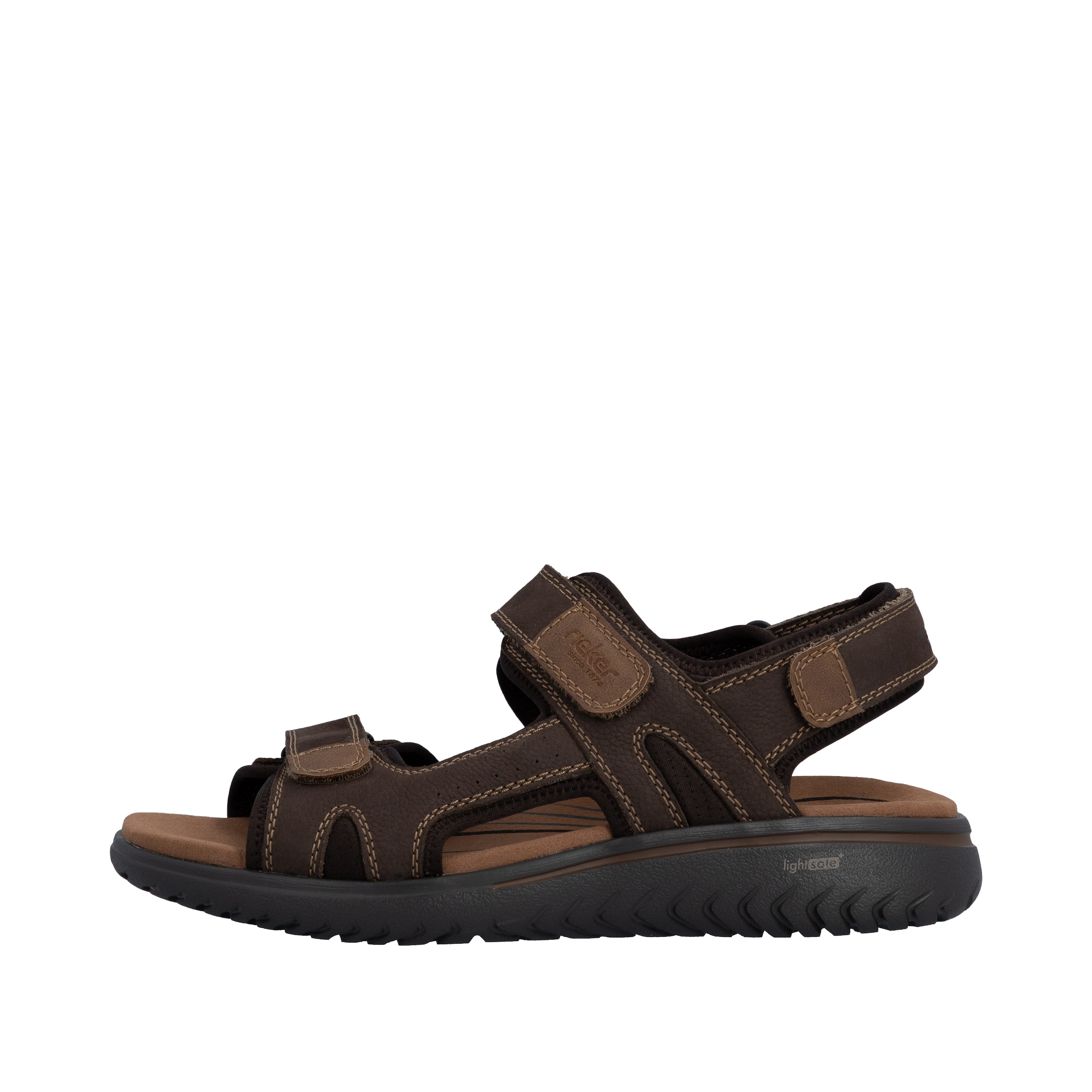 Rieker Sandale  Trekkingsandale, Outdoorsandale, Sommerschuh mit Klett