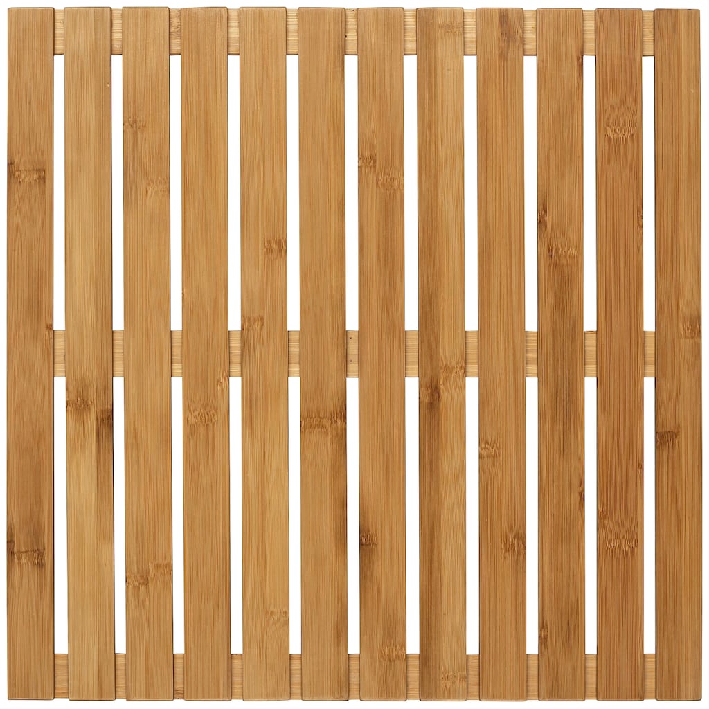 WENKO Saunabodenrost, Höhe 23 mm, Bambus, 50 x 50 cm