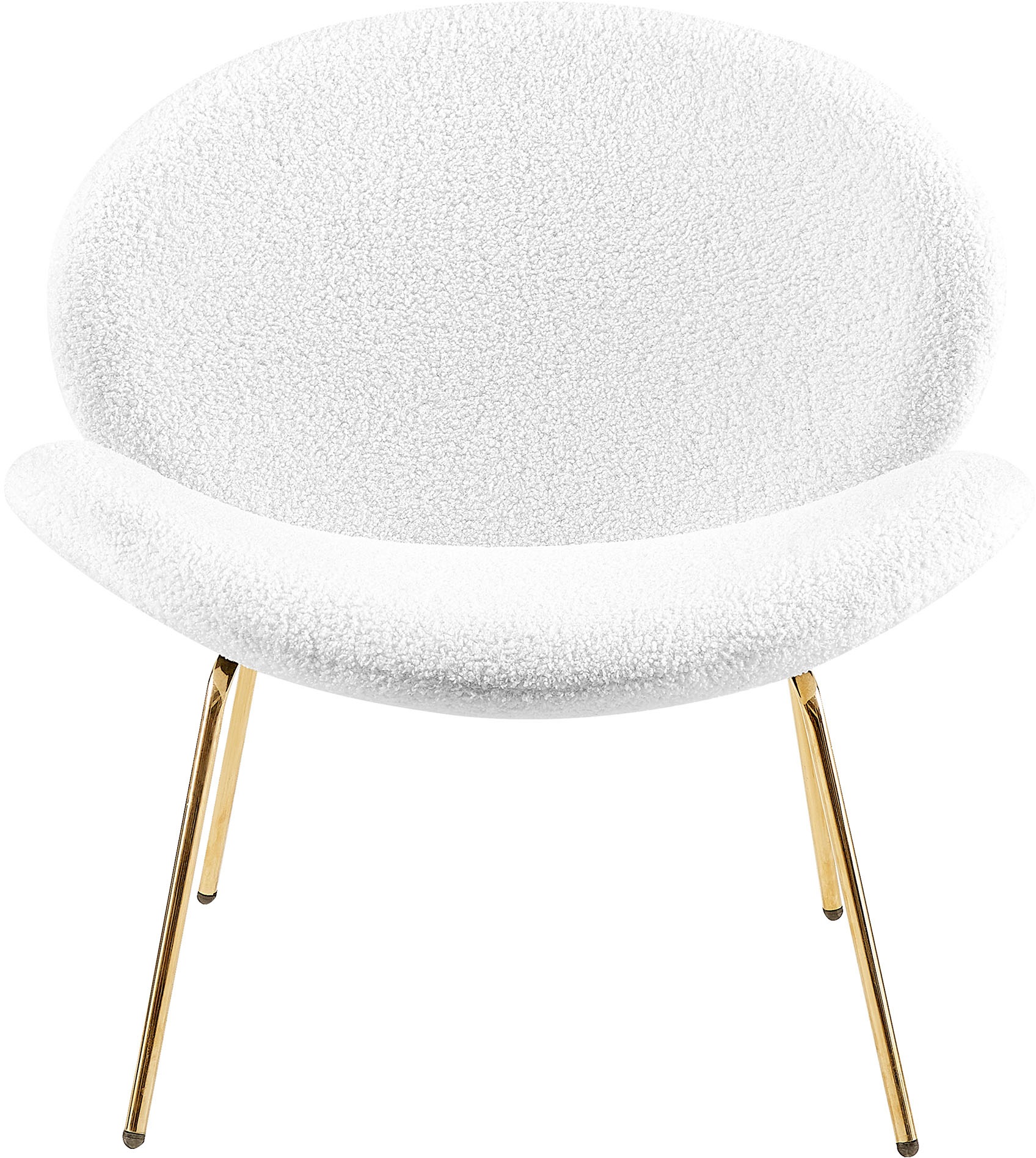 Kayoom Polsterstuhl »Stuhl Jaden 125 2er-Set, im angesagten Stoff mit dem Kräusel-Effekt«, (Set), 2 St., Ästhetisch minimalistisches Design, Bouclé Stoff, breites Sitzen