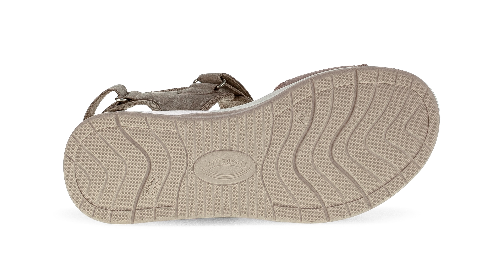 rollingsoft Sandalette  Keilabsatz, Riemchensandale mit typischer Laufsohle, G-Weite (=weit)