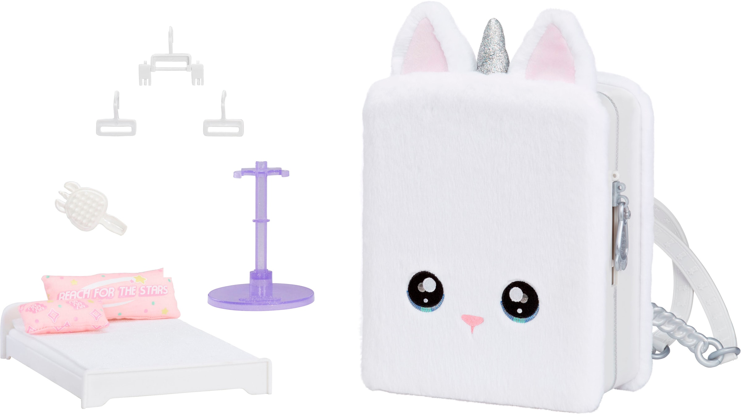 MGA ENTERTAINMENT Puppenmöbel »3in1 Backpack Bedroom Unicorn - Whitney Sparkles«, Na! Na! Na! Surprise