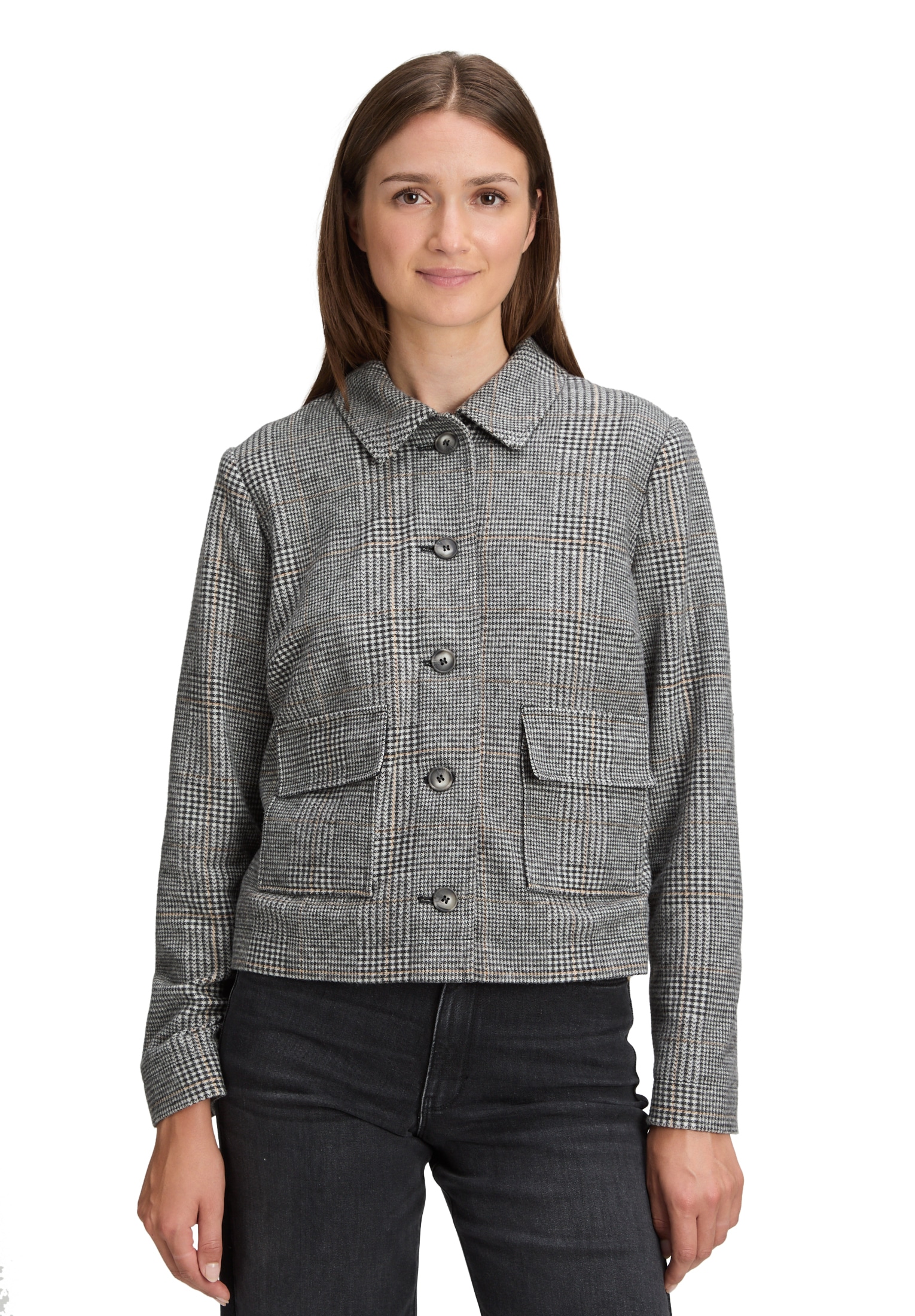 Betty&Co Jackenblazer »Casual-Jacke mit Taschen«