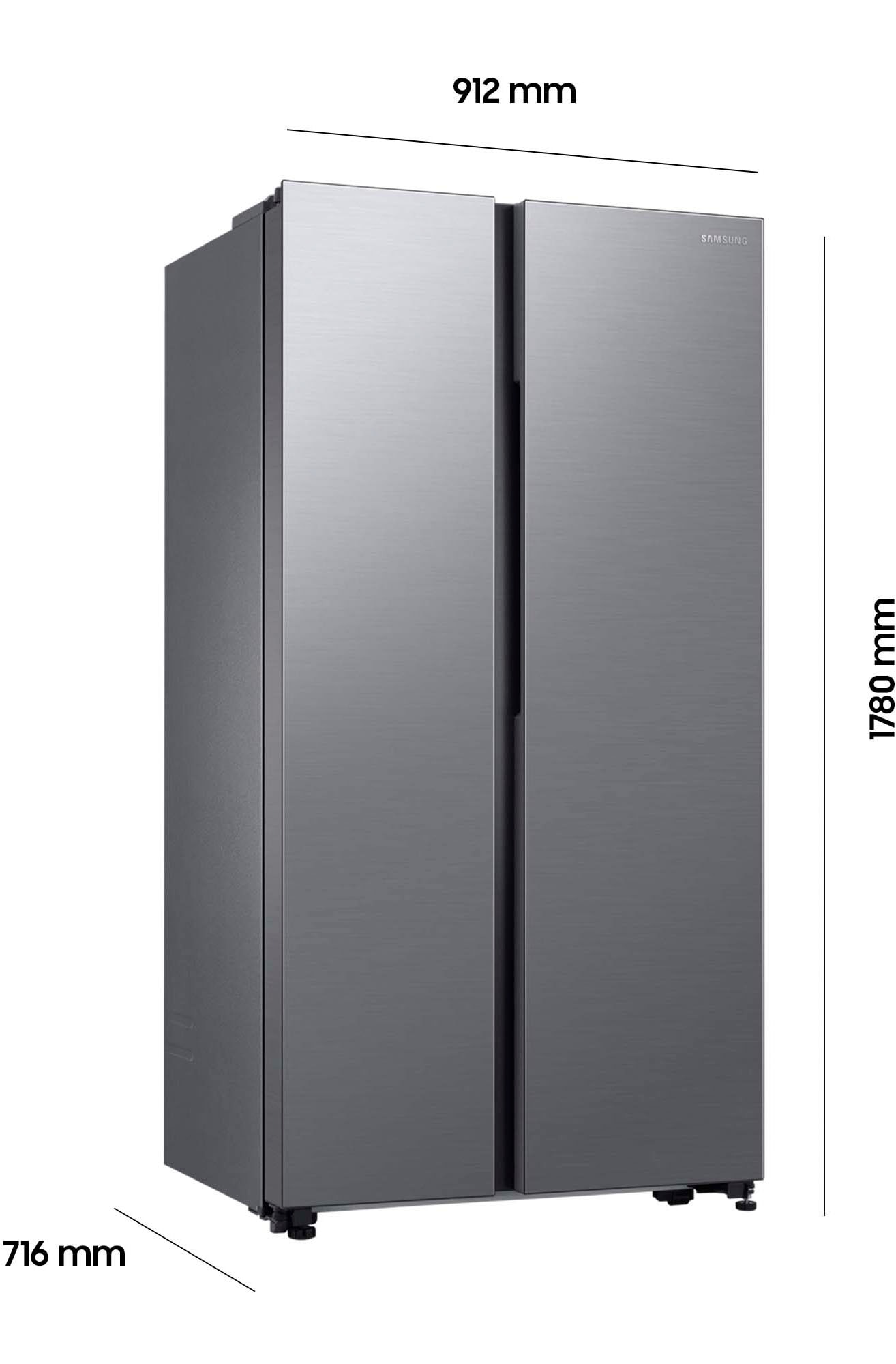 Samsung Side-by-Side RS5000 »RS62DG5003S9«, SpaceMaxᵀᴹ - Viel Platz für deine Vorräte